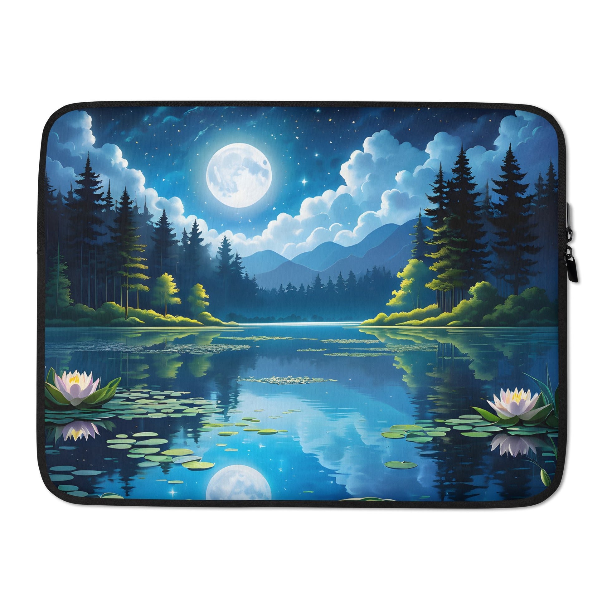 Lily Pads On The Lake Laptop Sleeve - Laptop Cases - Discovery Co.