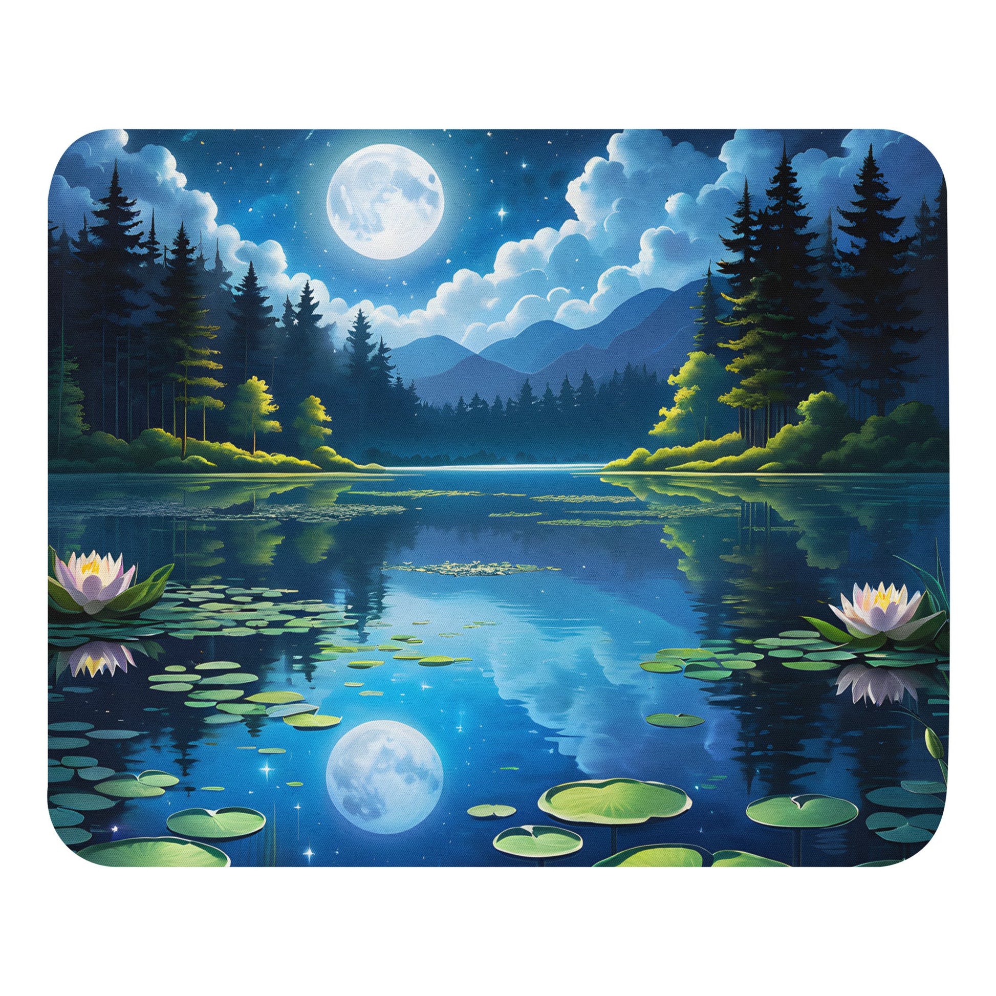 Lily Pads On The Lake Mouse Pad - Mouse Pads - Discovery Co.