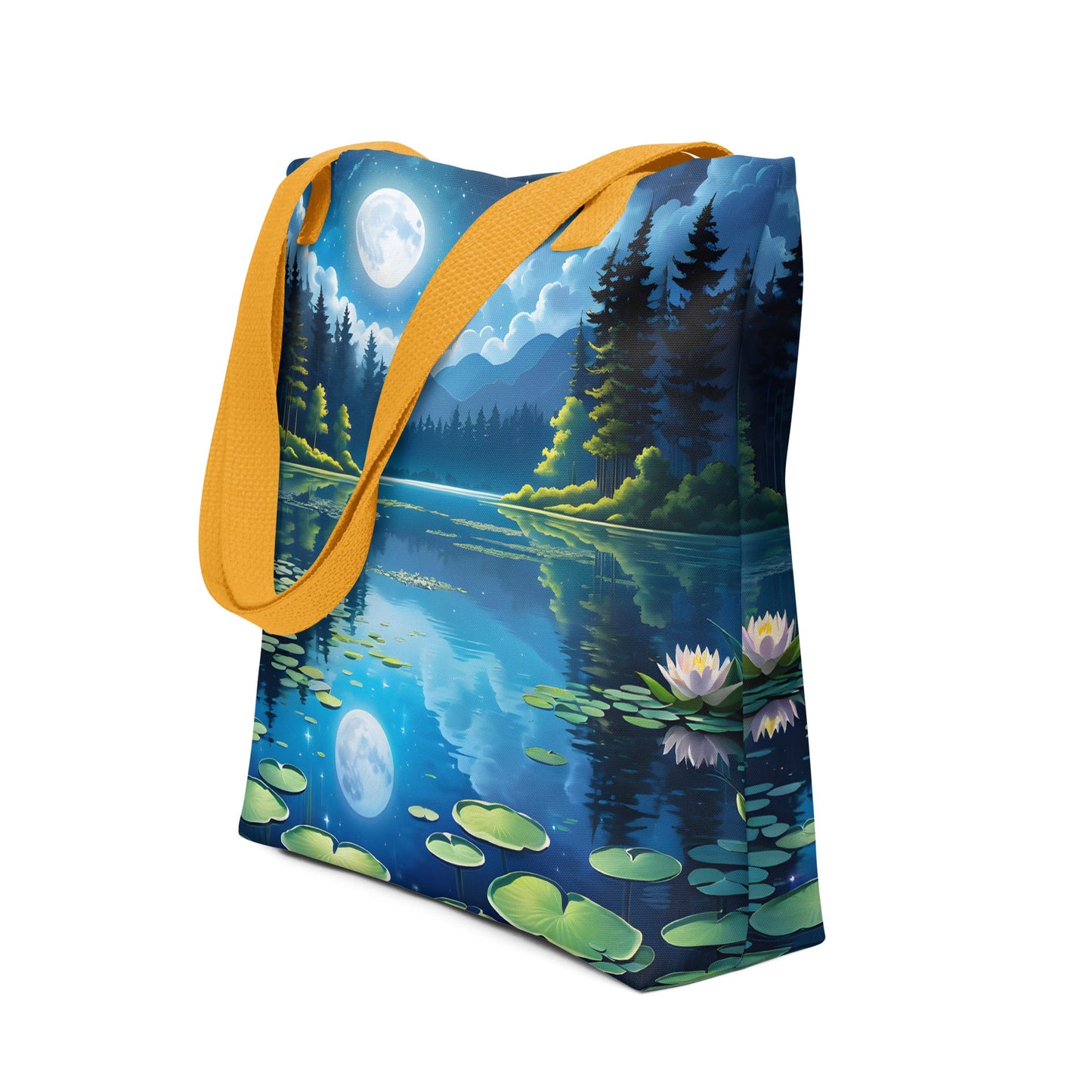 Lily Pads On The Lake Tote Bag - Tote Bags - Discovery Co.