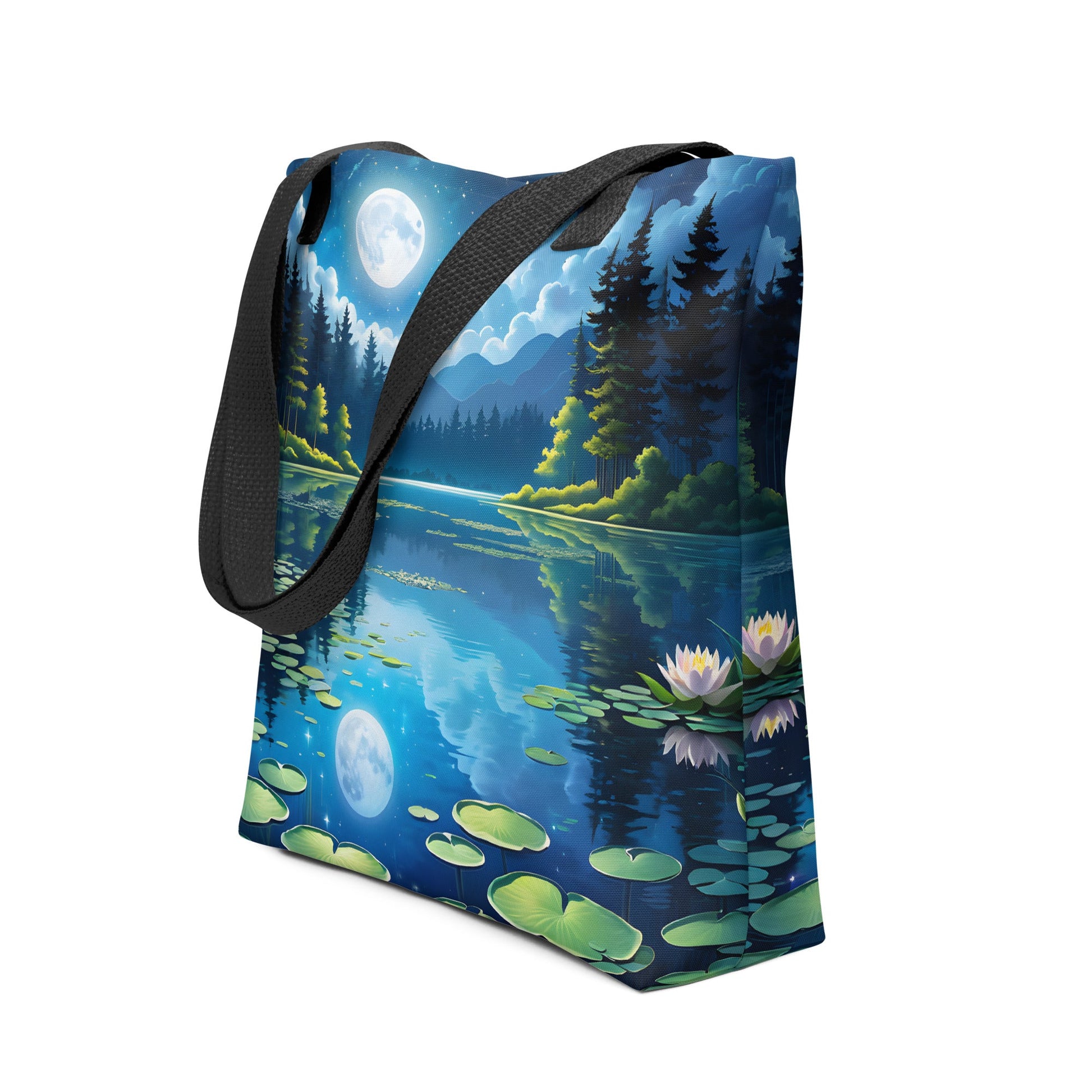 Lily Pads On The Lake Tote Bag - Tote Bags - Discovery Co.
