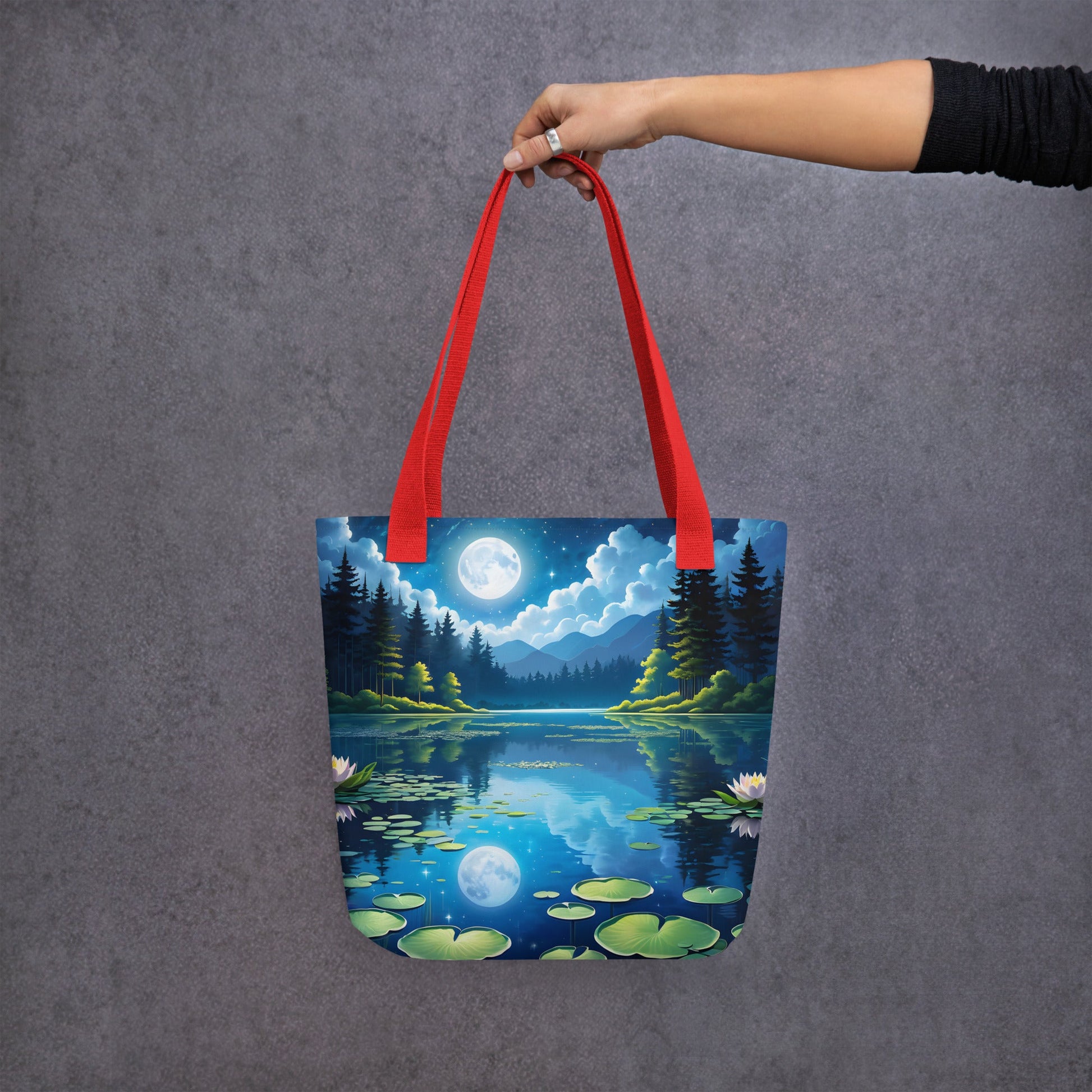 Lily Pads On The Lake Tote Bag - Tote Bags - Discovery Co.