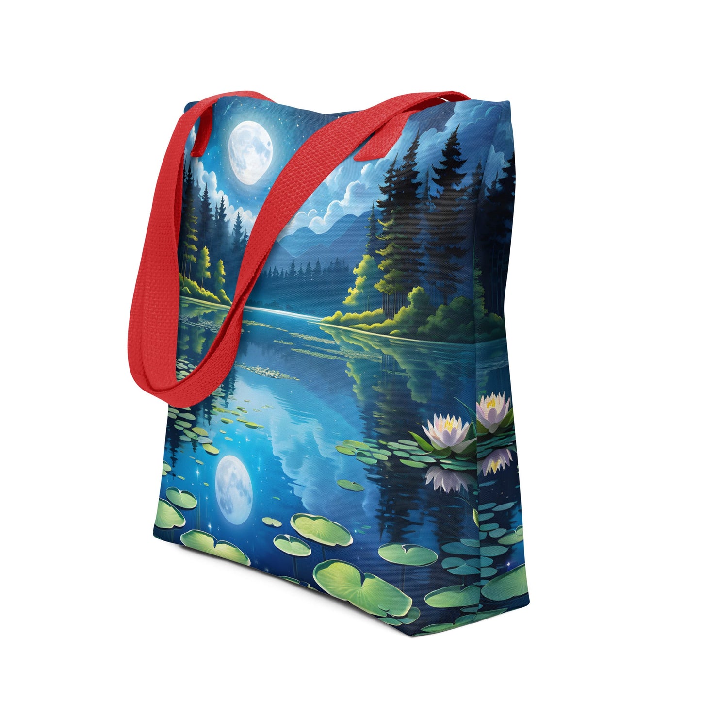 Lily Pads On The Lake Tote Bag - Tote Bags - Discovery Co.