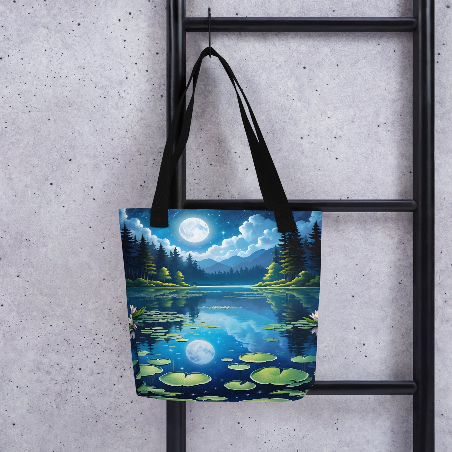 Lily Pads On The Lake Tote Bag - Tote Bags - Discovery Co.
