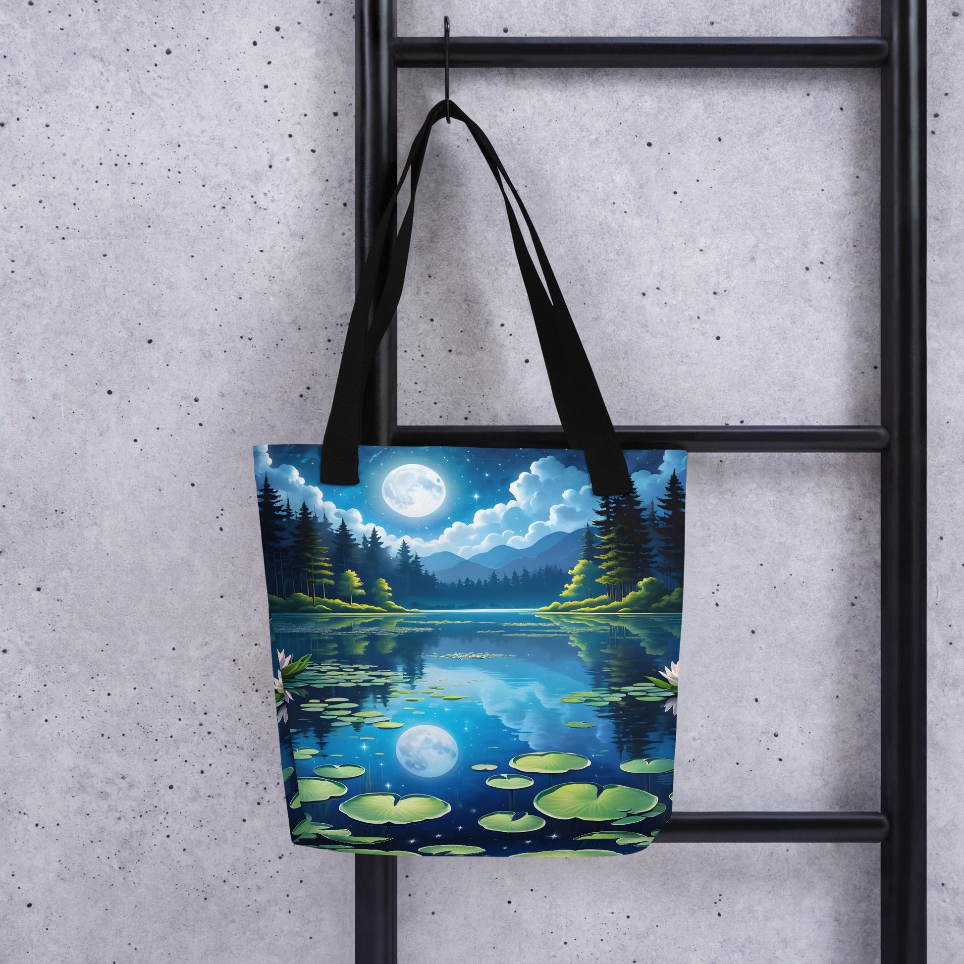 Lily Pads On The Lake Tote Bag - Tote Bags - Discovery Co.