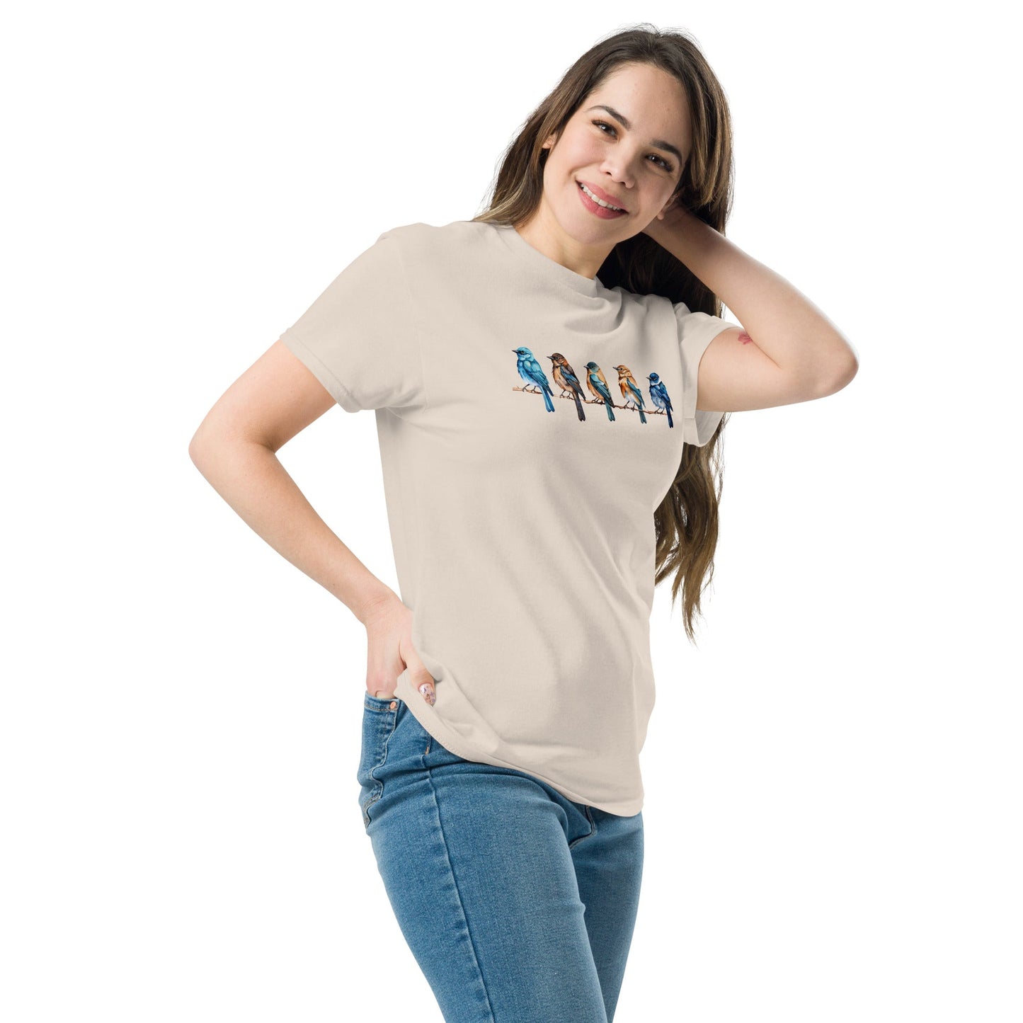 Line Of Birds Women's (Unisex) Classic Tee - Women's Shirts - Discovery Co.