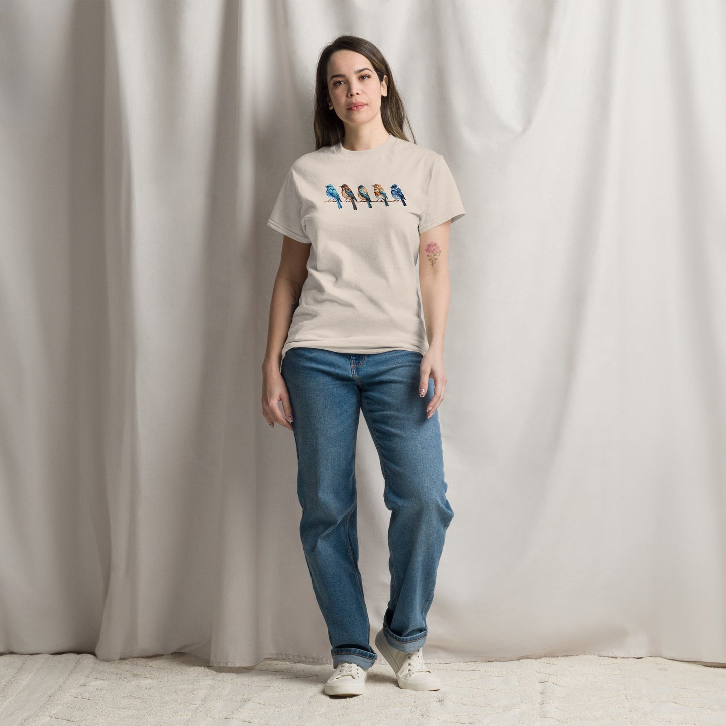 Line Of Birds Women's (Unisex) Classic Tee - Women's Shirts - Discovery Co.