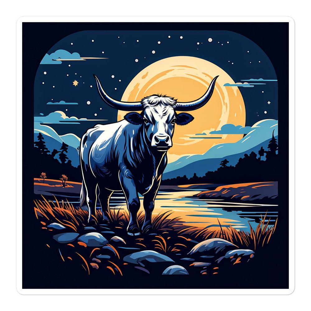 Longhorn Bubble-free stickers - Stickers - Discovery Co.