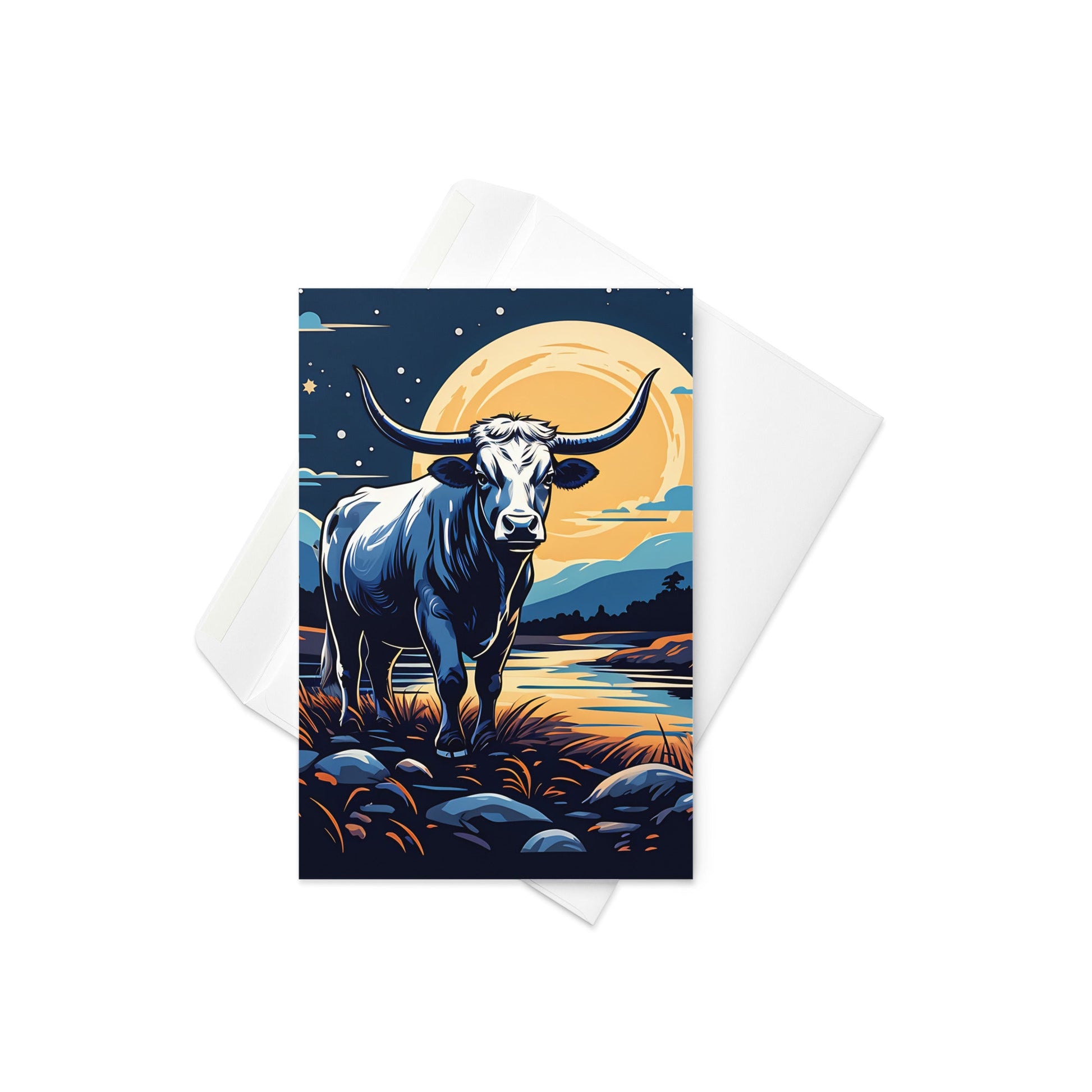 Longhorn Greeting Card - Greeting Card - Discovery Co.