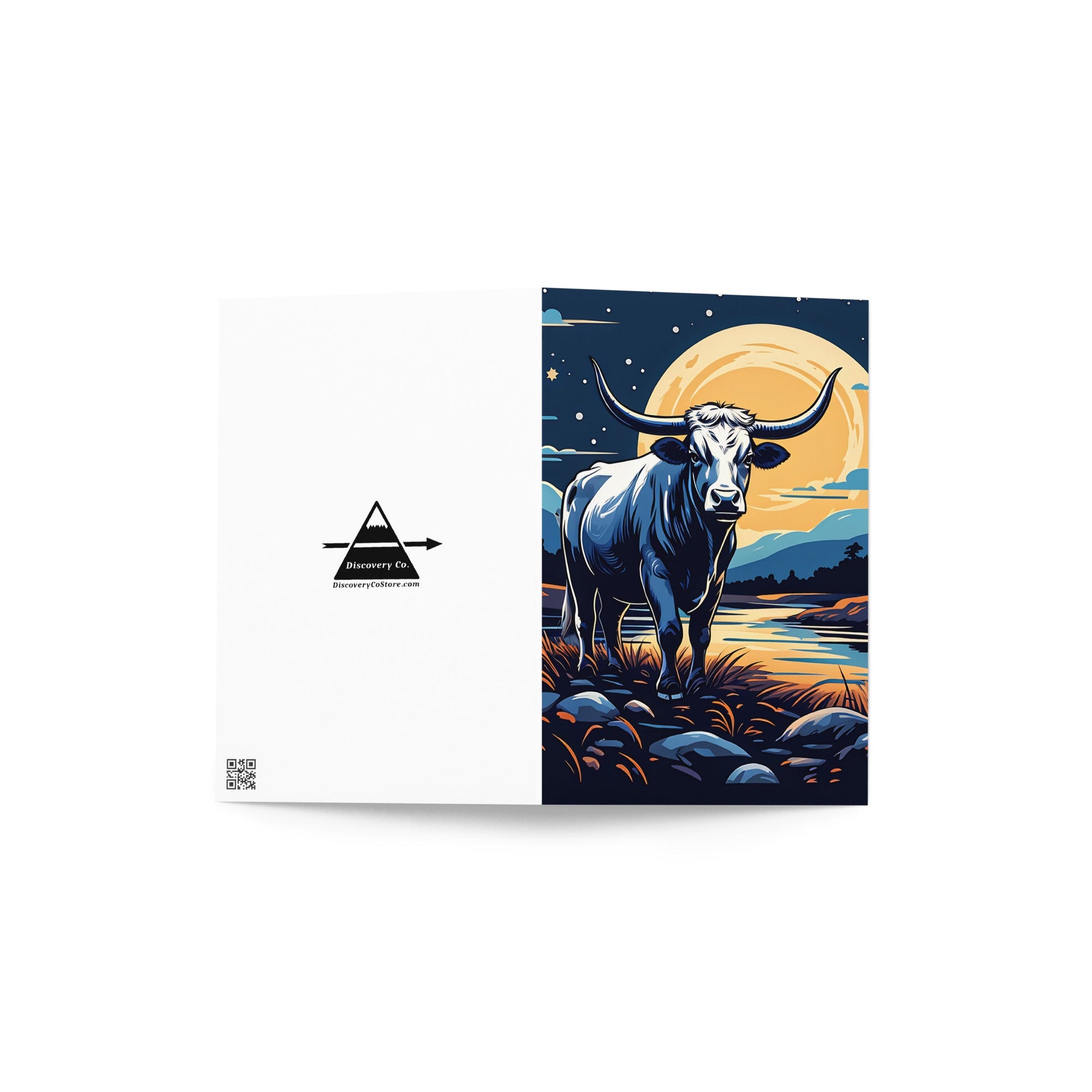 Longhorn Greeting Card - Greeting Card - Discovery Co.