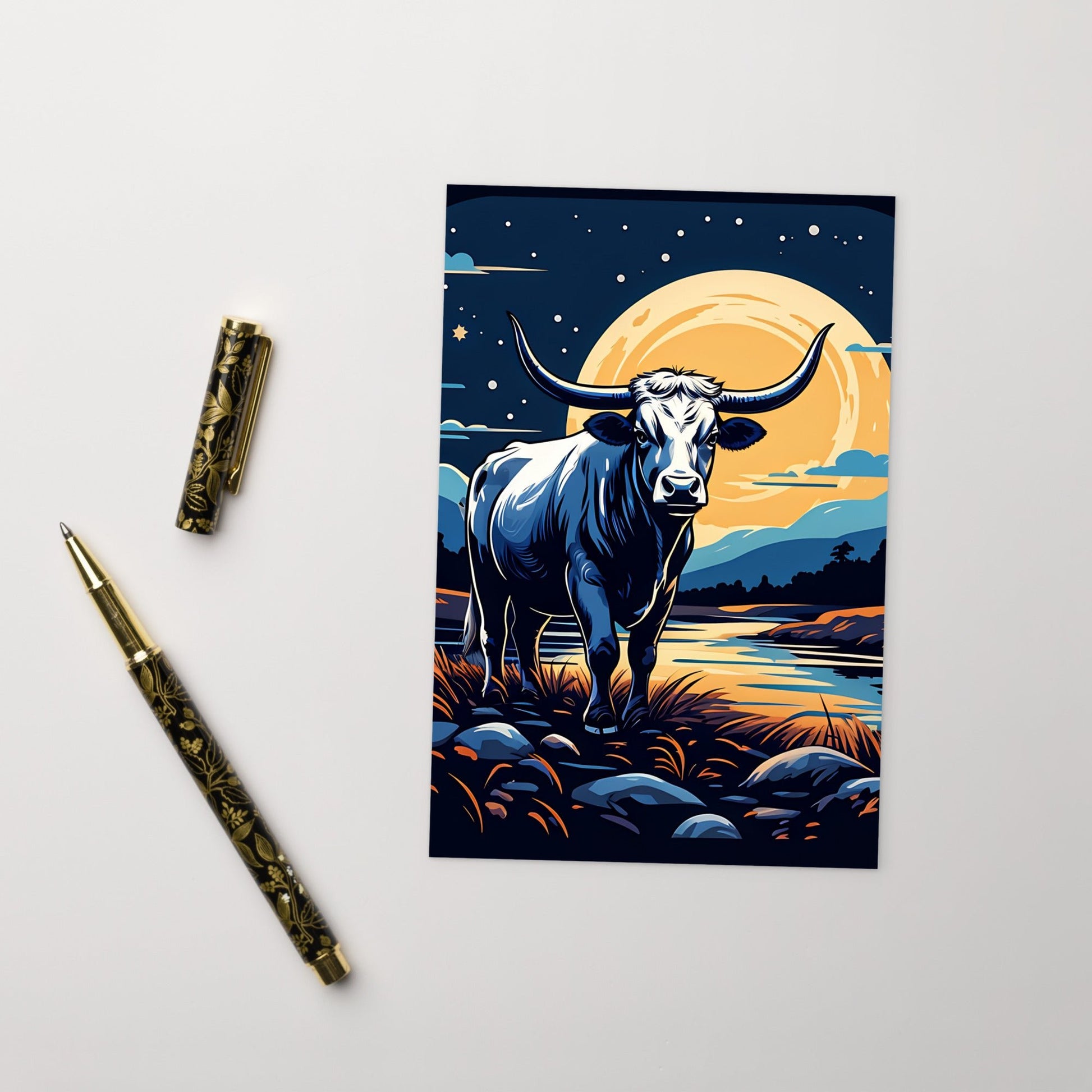 Longhorn Standard Postcard - Post Cards - Discovery Co.