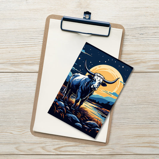 Longhorn Standard Postcard - Post Cards - Discovery Co.