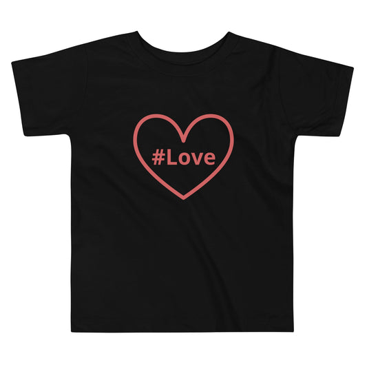 #Love Red Heart Toddler Short Sleeve Tee - Baby & Toddler Apparel - Discovery Co.