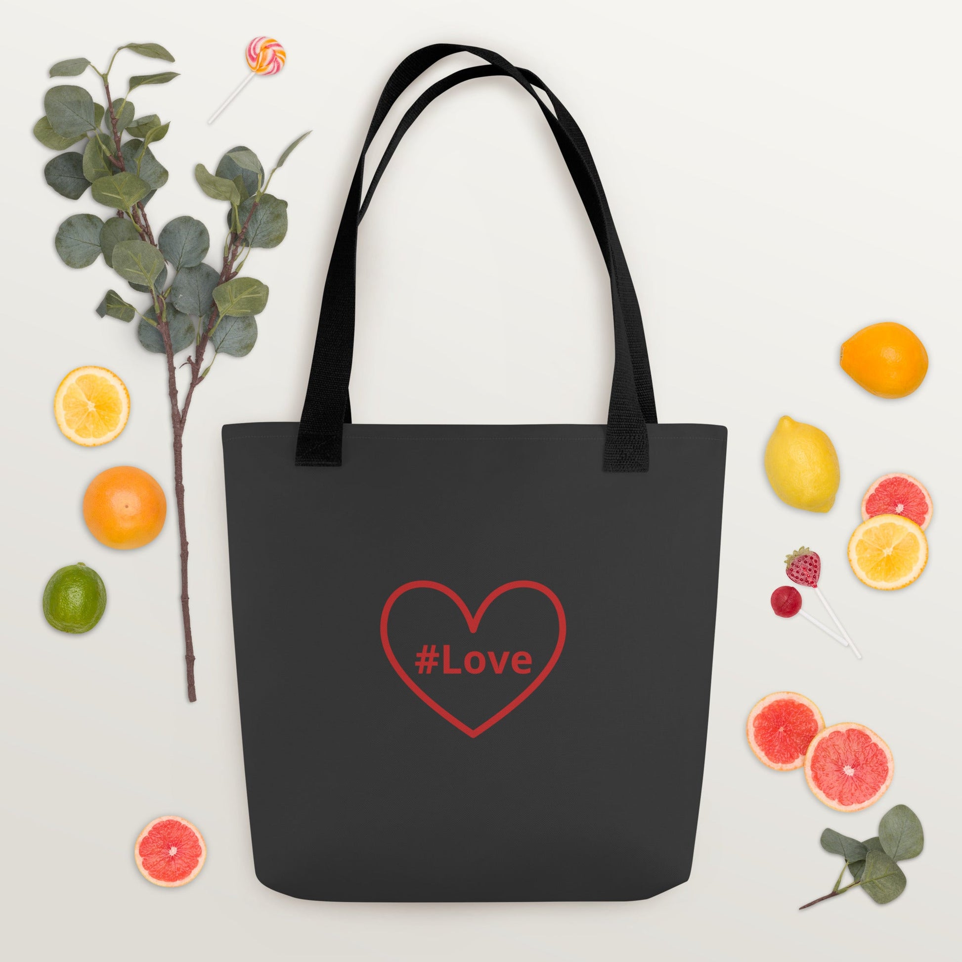 #Love Red Heart Tote Bag - Tote Bags - Discovery Co.