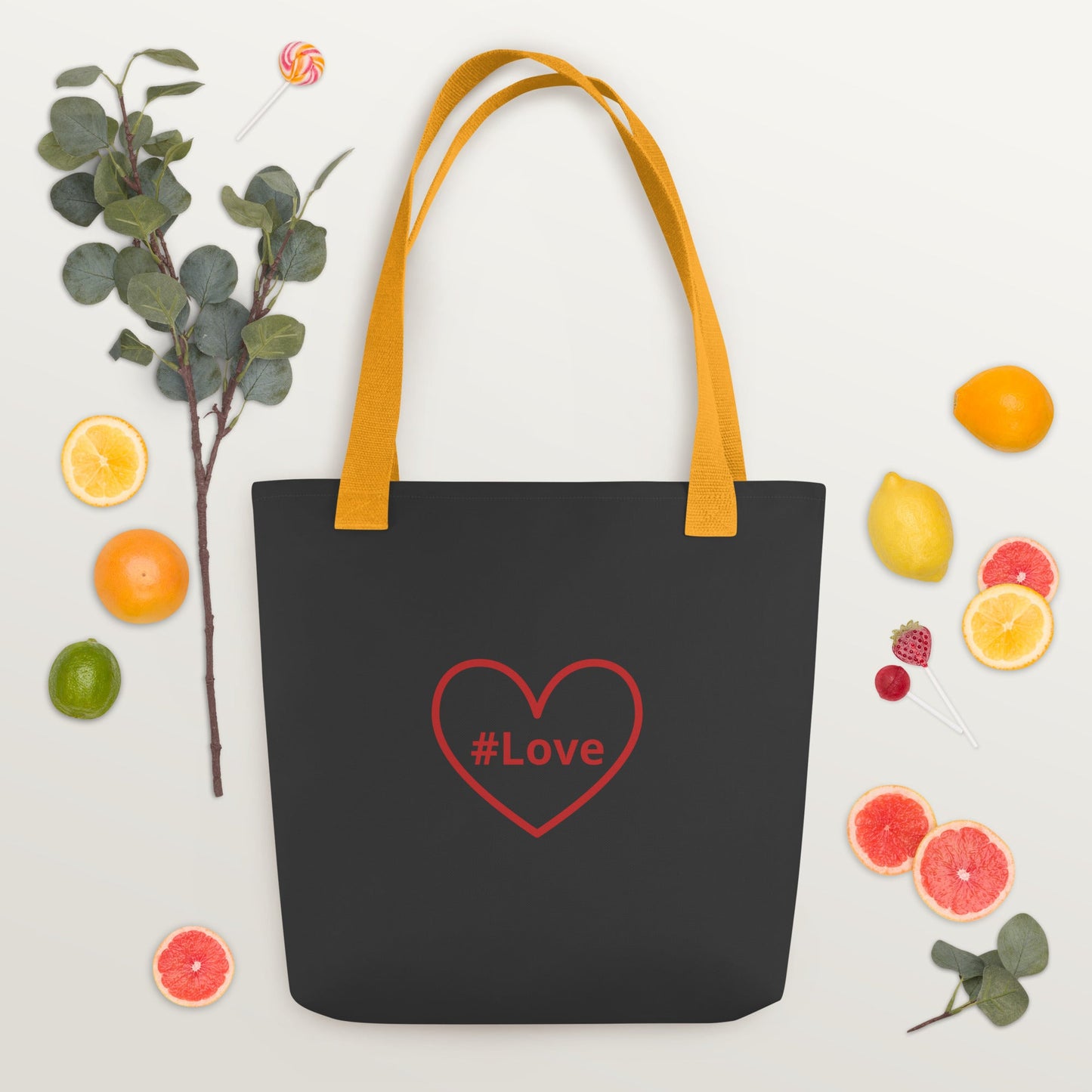 #Love Red Heart Tote Bag - Tote Bags - Discovery Co.