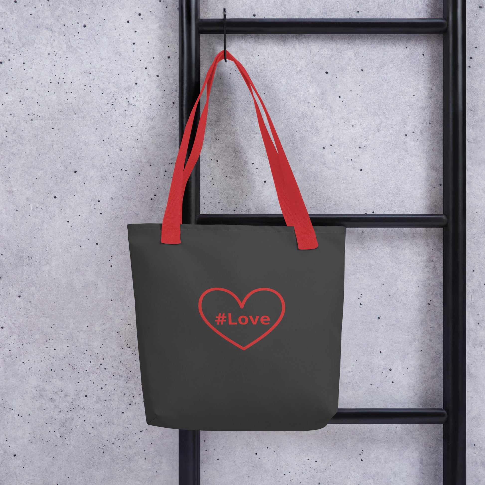 #Love Red Heart Tote Bag - Tote Bags - Discovery Co.