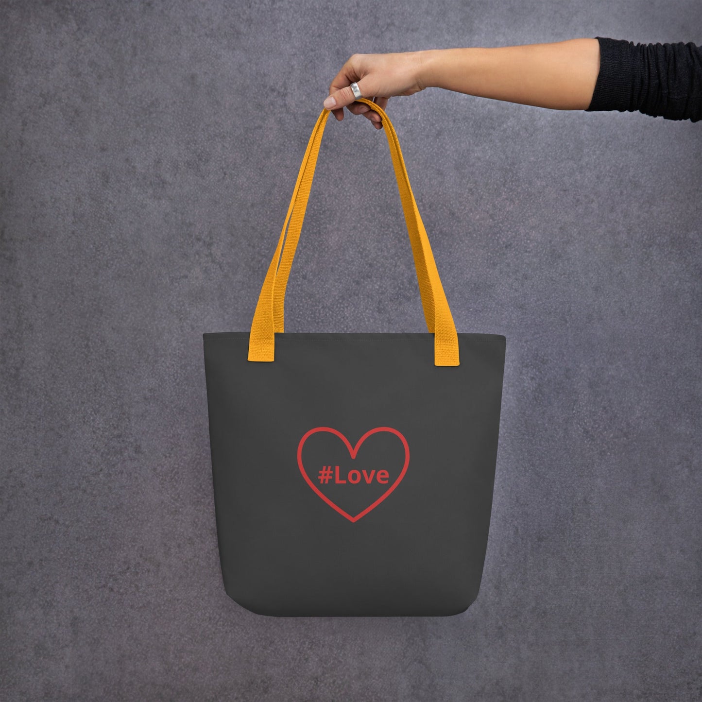 #Love Red Heart Tote Bag - Tote Bags - Discovery Co.