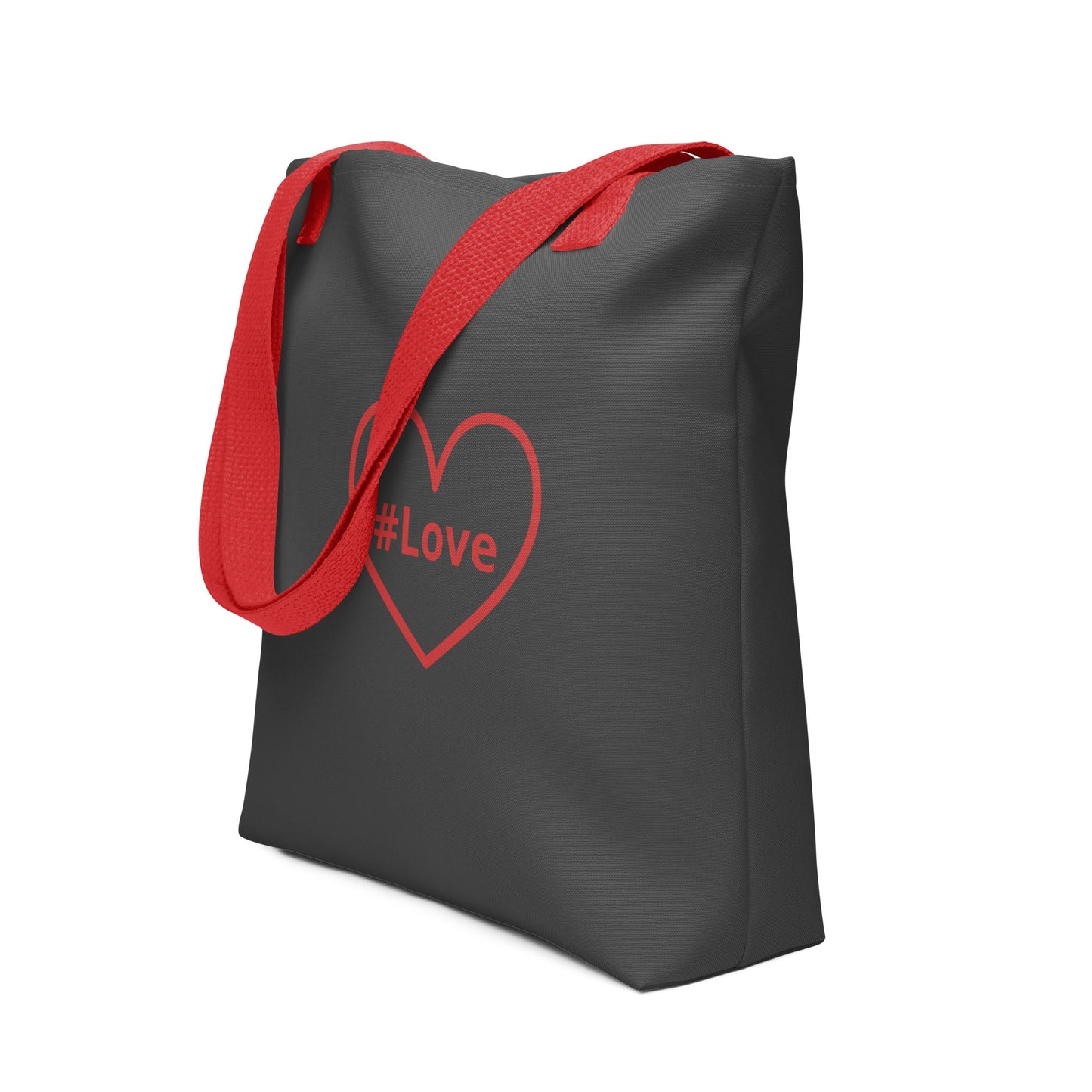 #Love Red Heart Tote Bag - Tote Bags - Discovery Co.