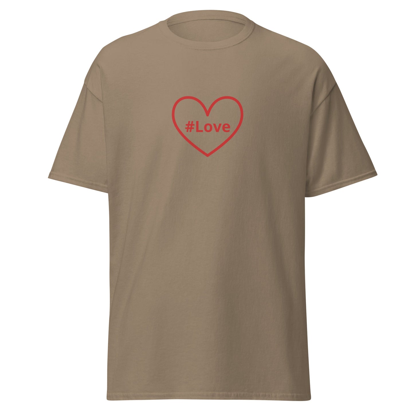 #Love Red Heart Unisex Classic Tee - Women's Shirts - Discovery Co.