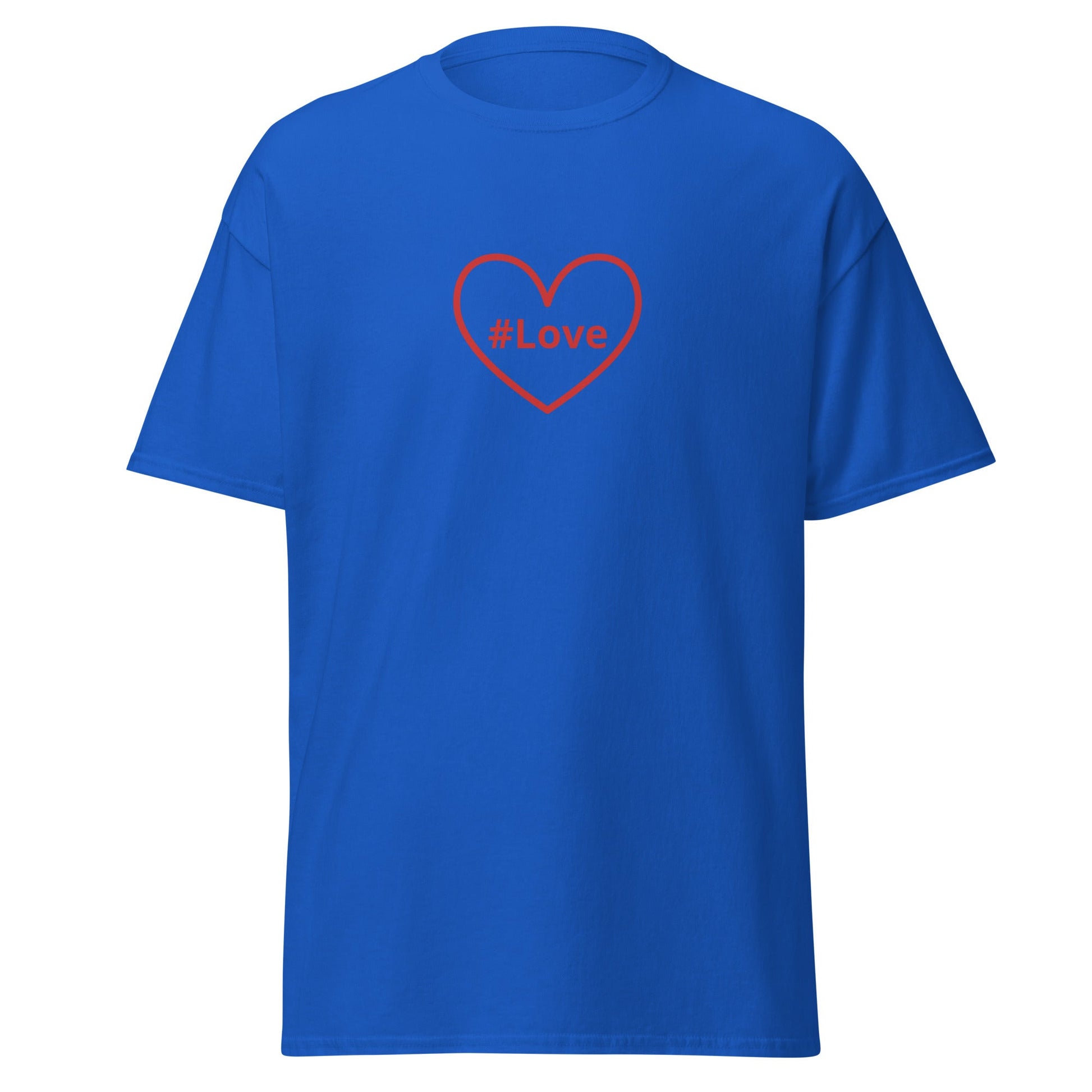 #Love Red Heart Unisex Classic Tee - Women's Shirts - Discovery Co.