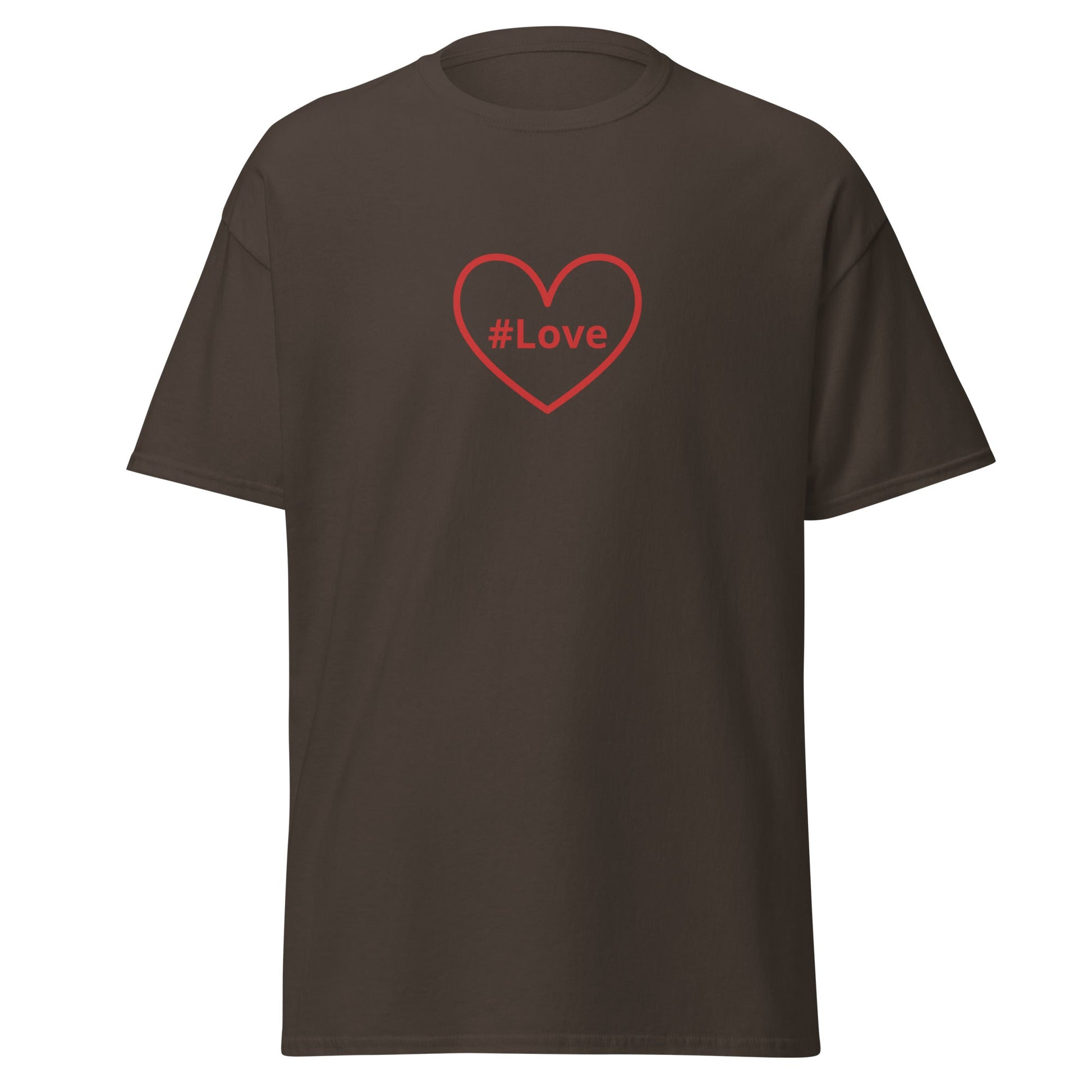 #Love Red Heart Unisex Classic Tee - Women's Shirts - Discovery Co.