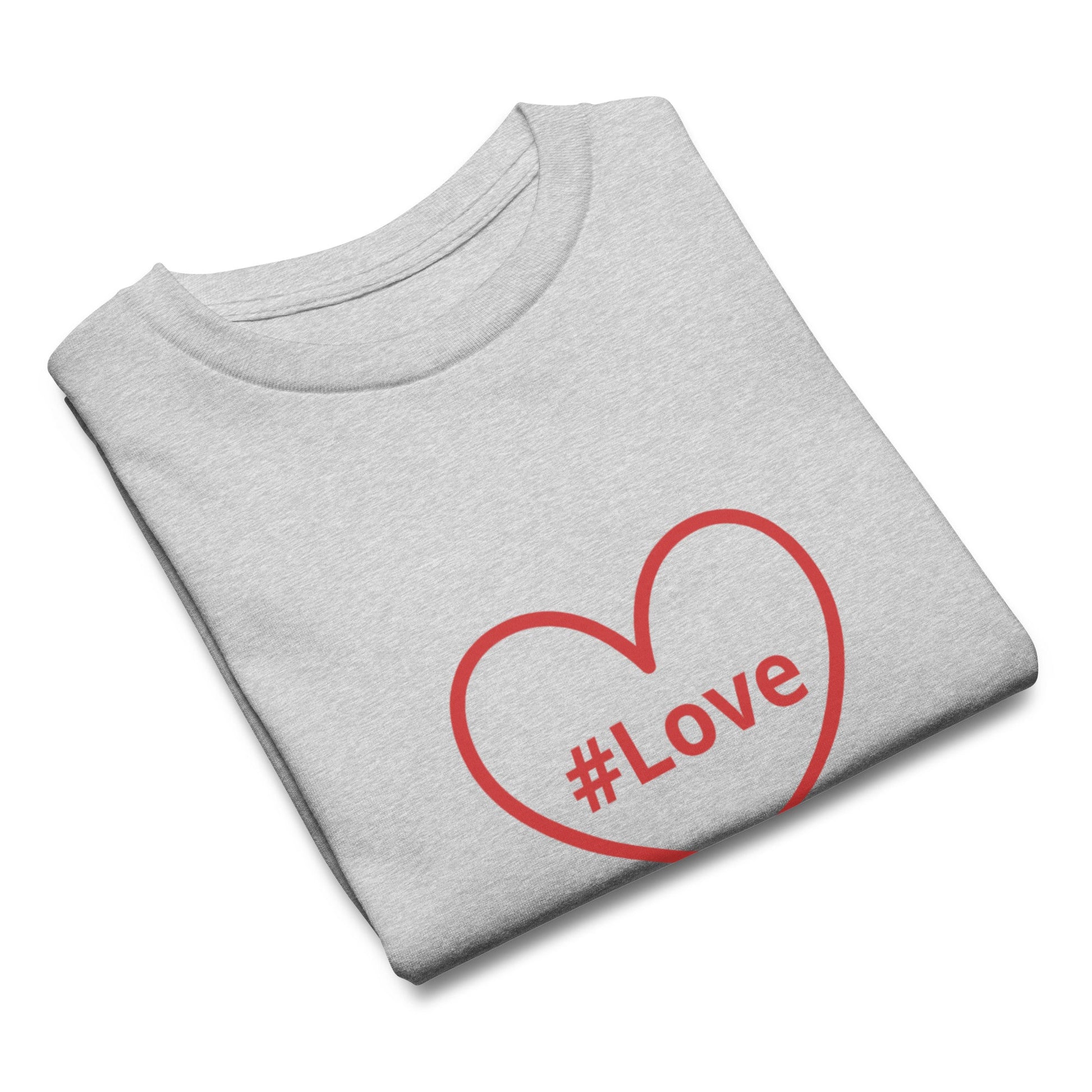 #Love Red Heart Youth Classic Tee - Kid's & Youth Apparel - Discovery Co.