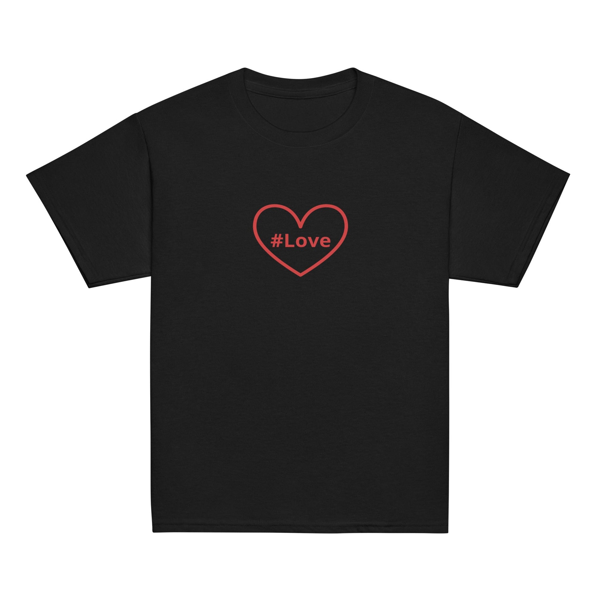 #Love Red Heart Youth Classic Tee - Kid's & Youth Apparel - Discovery Co.