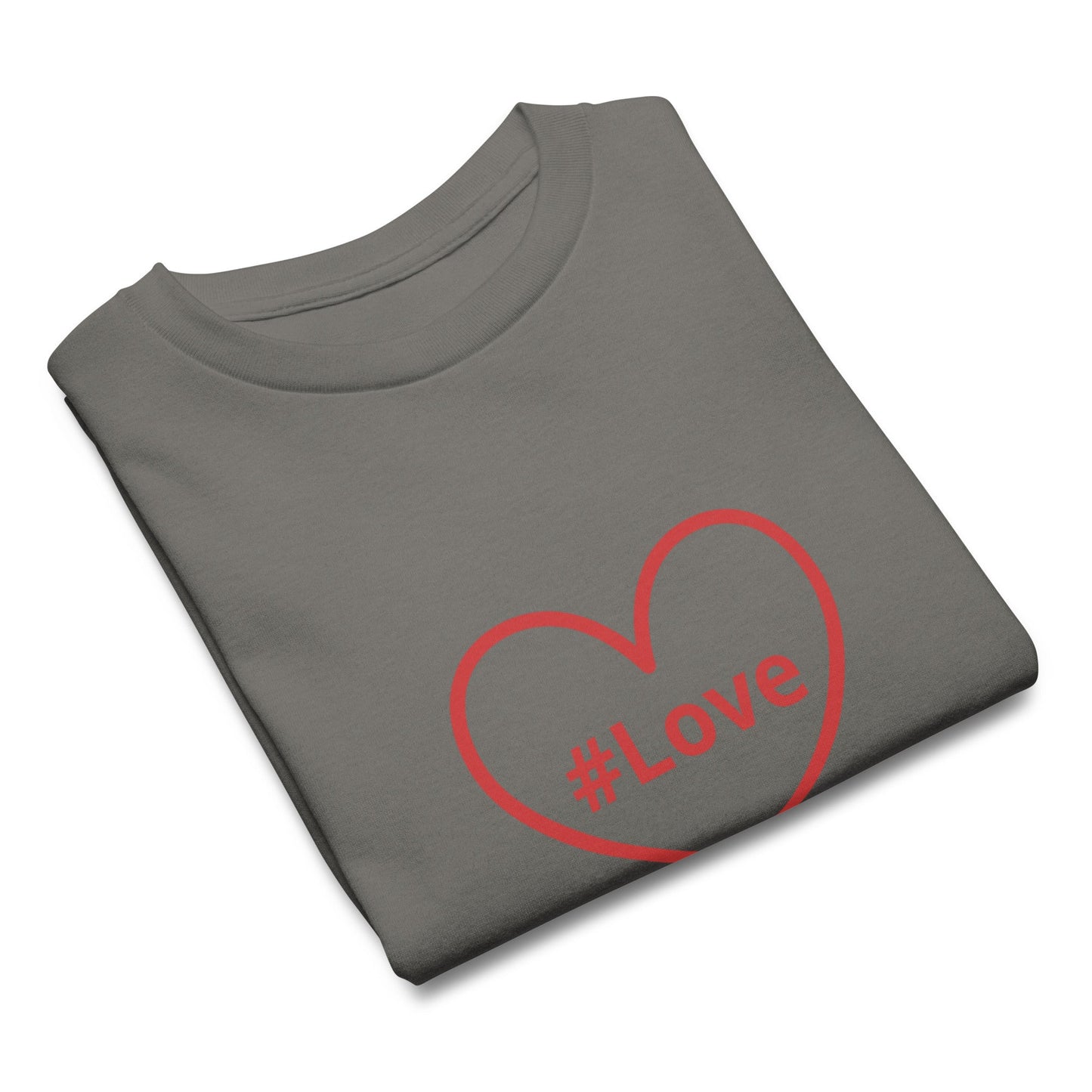 #Love Red Heart Youth Classic Tee - Kid's & Youth Apparel - Discovery Co.