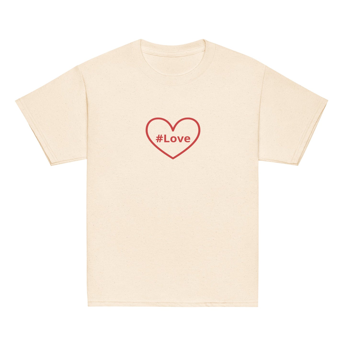 #Love Red Heart Youth Classic Tee - Kid's & Youth Apparel - Discovery Co.