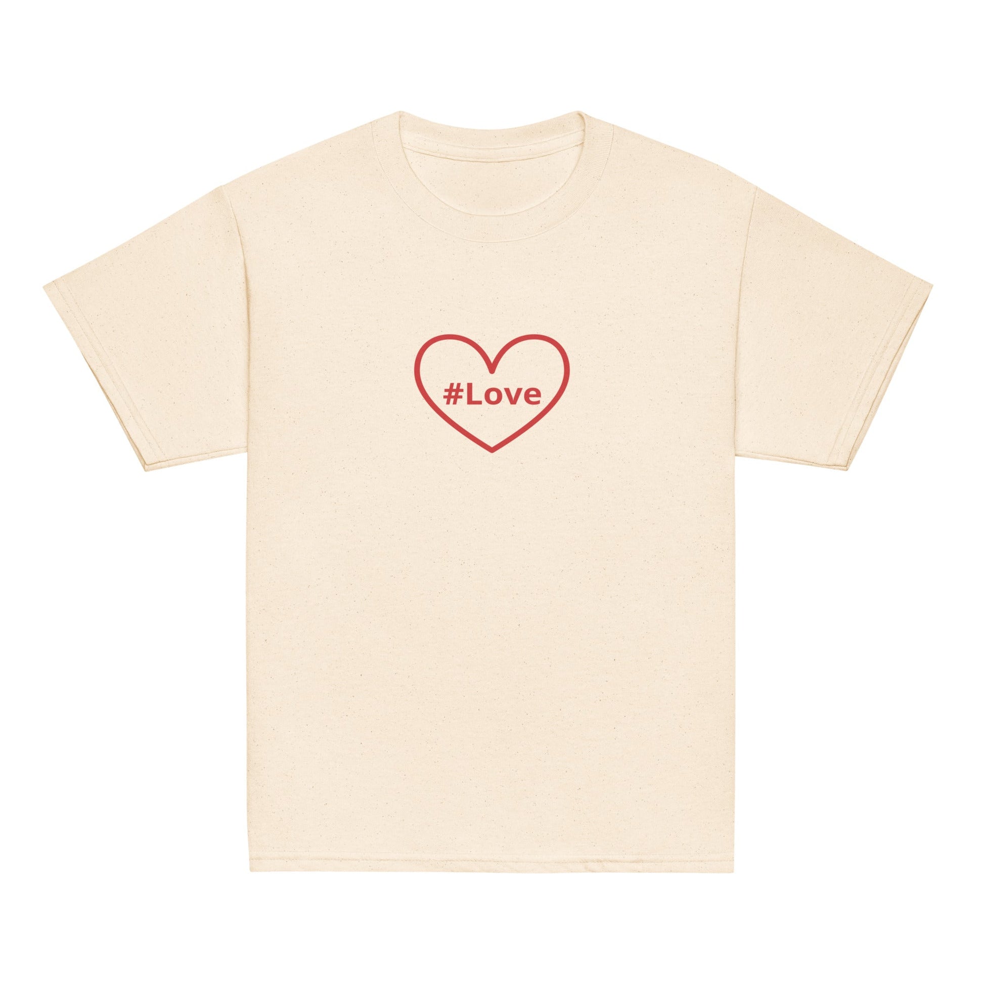 #Love Red Heart Youth Classic Tee - Kid's & Youth Apparel - Discovery Co.