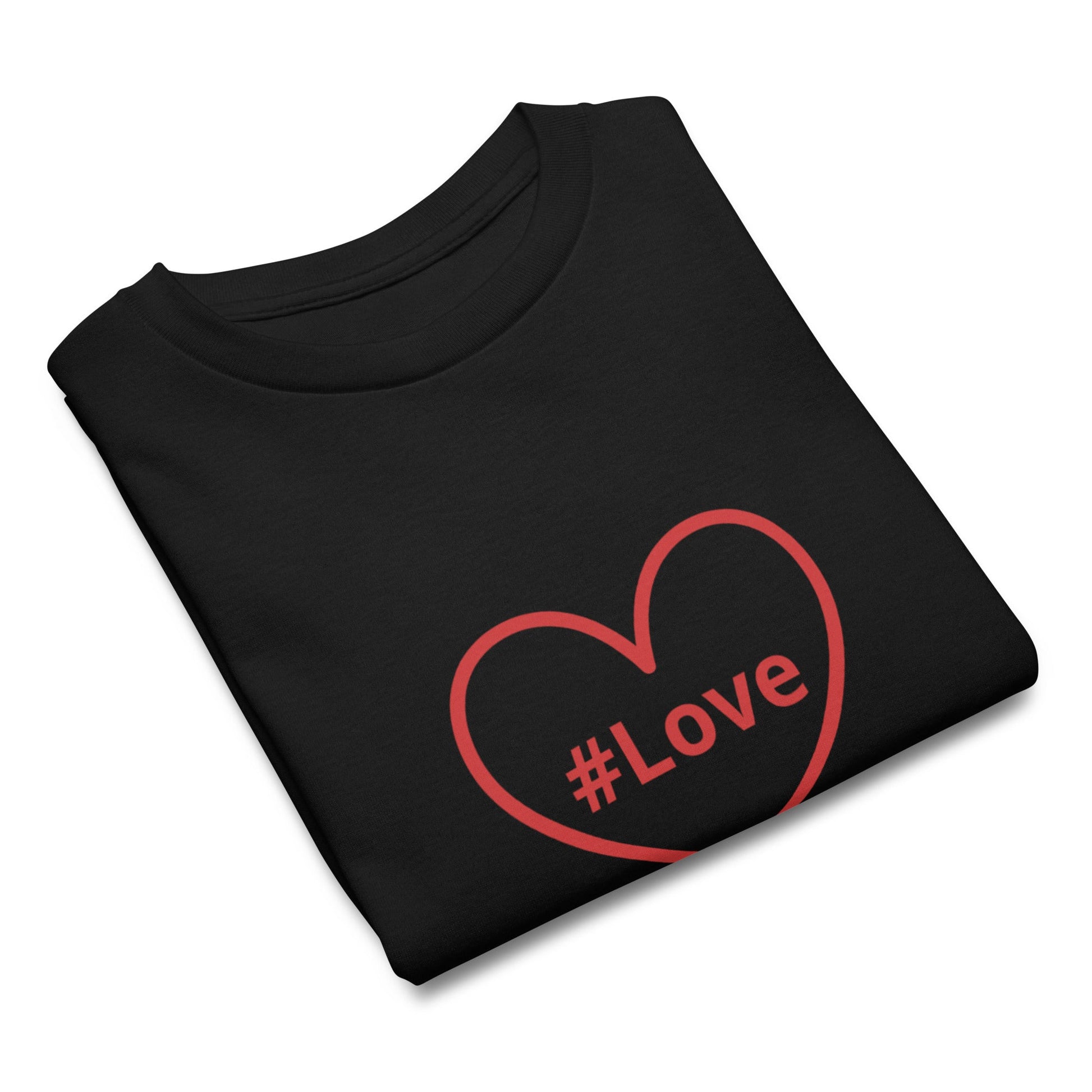 #Love Red Heart Youth Classic Tee - Kid's & Youth Apparel - Discovery Co.