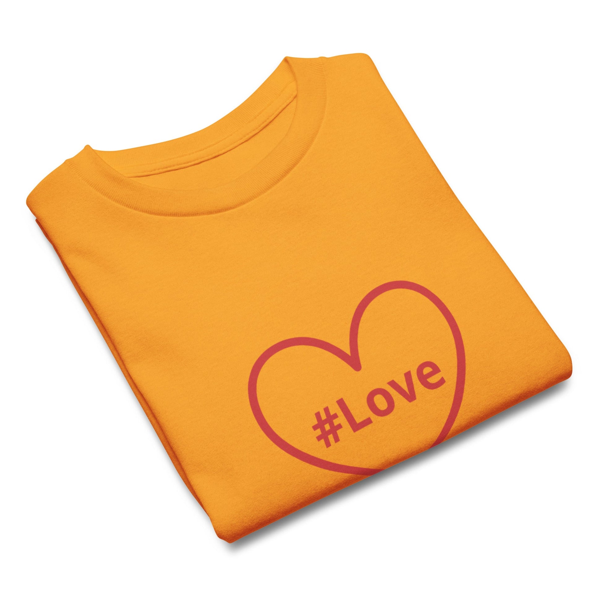 #Love Red Heart Youth Classic Tee - Kid's & Youth Apparel - Discovery Co.