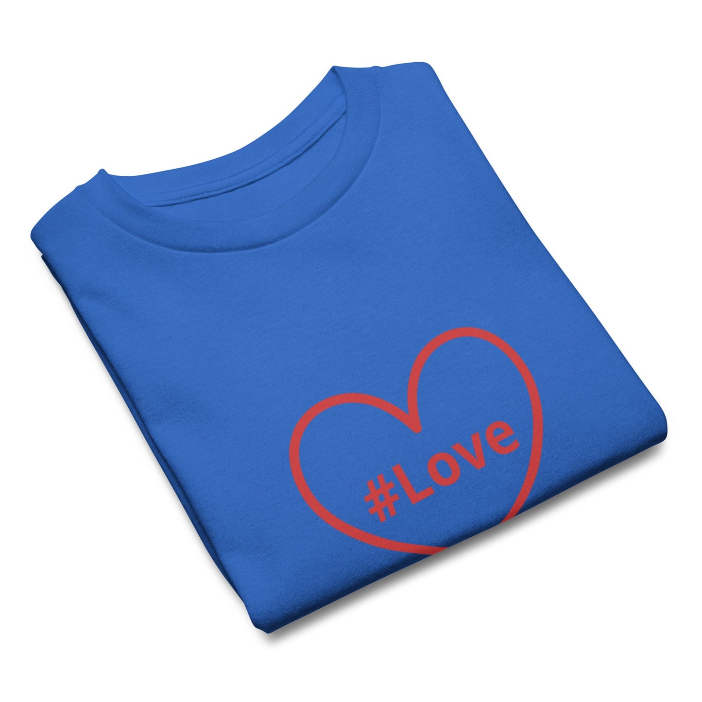 #Love Red Heart Youth Classic Tee - Kid's & Youth Apparel - Discovery Co.