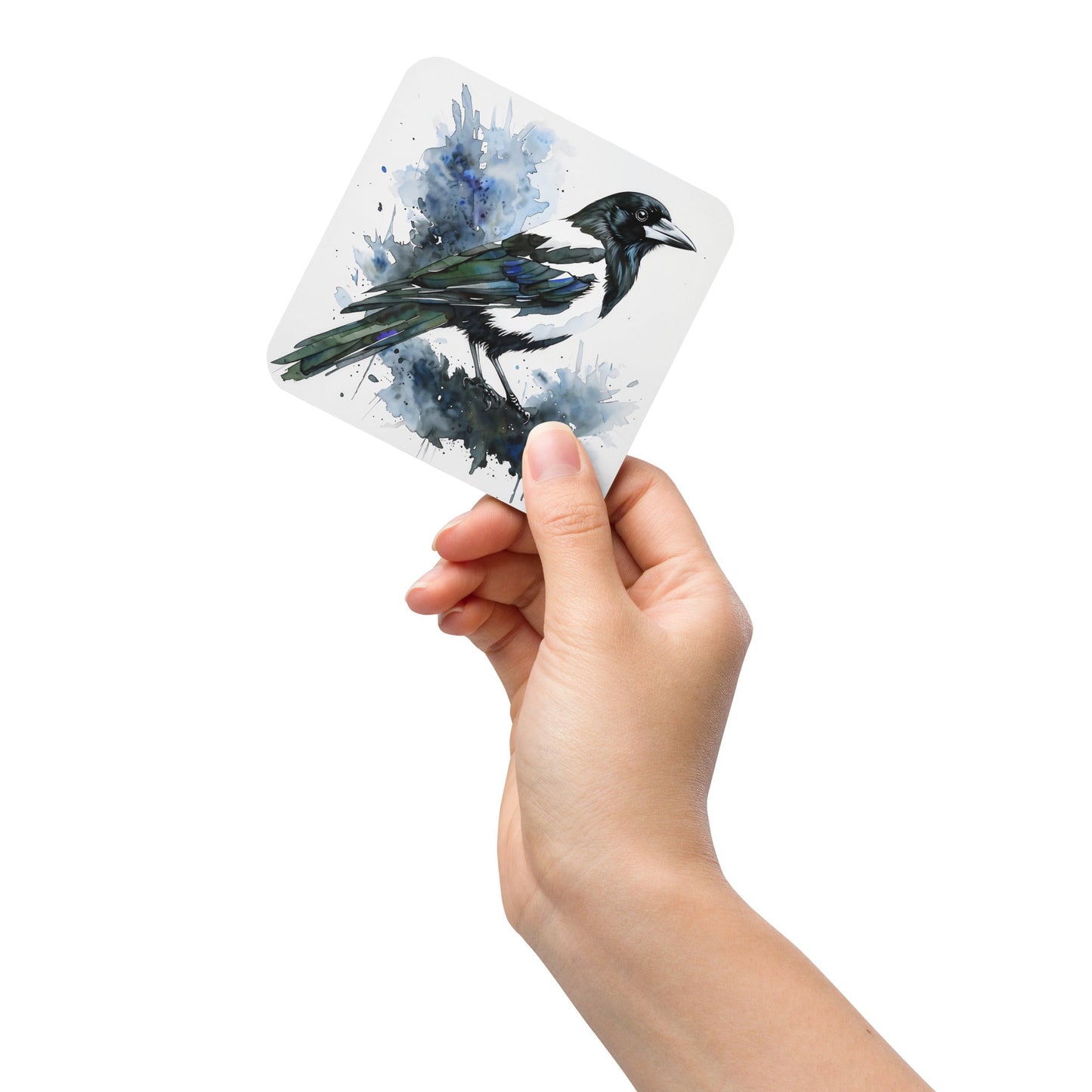 Magpie Cork - Back Coaster - Coasters - Discovery Co.
