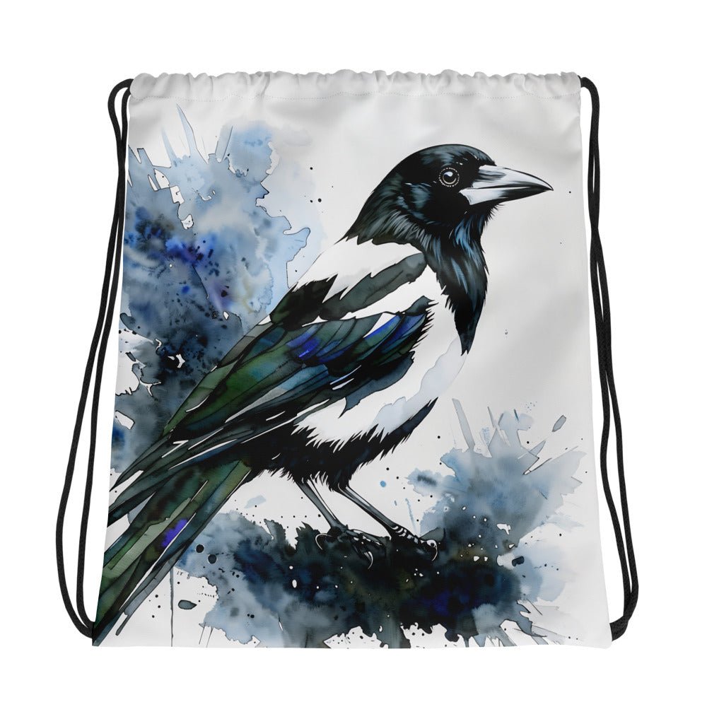 Magpie Drawstring Bag - Drawstring Bag - Discovery Co.