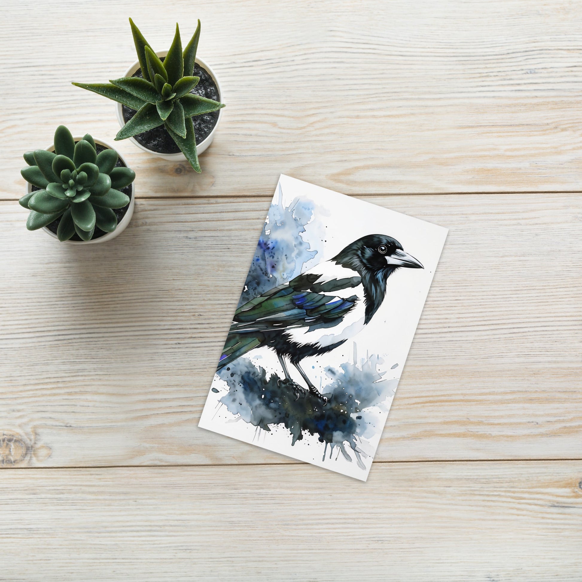 Magpie Greeting Card - Greeting Card - Discovery Co.