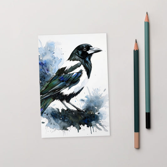 Magpie Standard Postcard - Post Cards - Discovery Co.