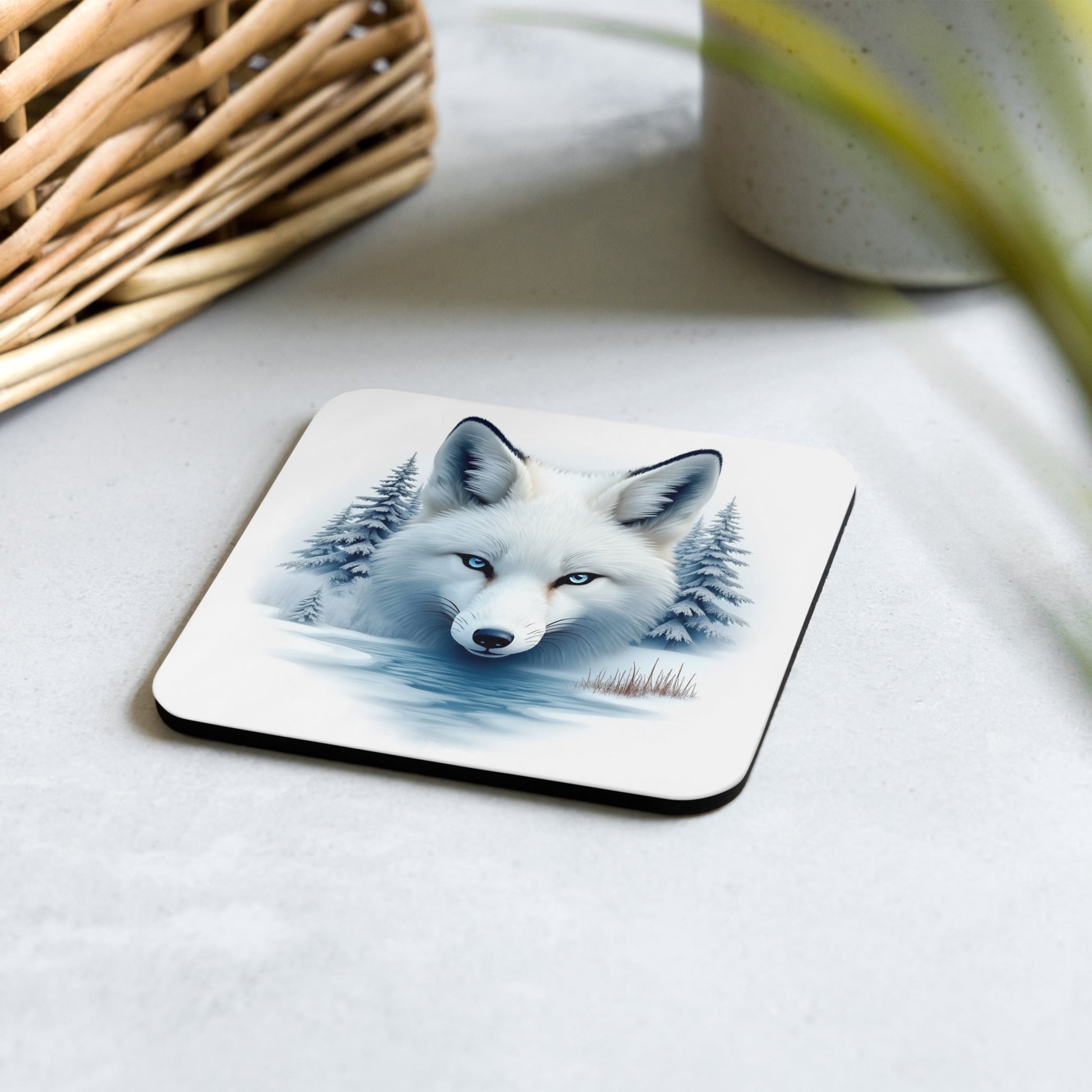 Majestic Fox Cork - Back Coaster - Coasters - Discovery Co.