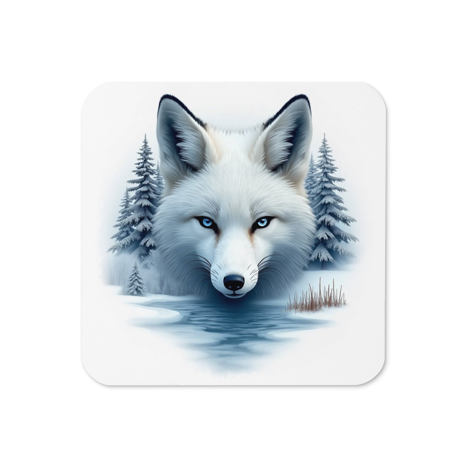 Majestic Fox Cork - Back Coaster - Coasters - Discovery Co.