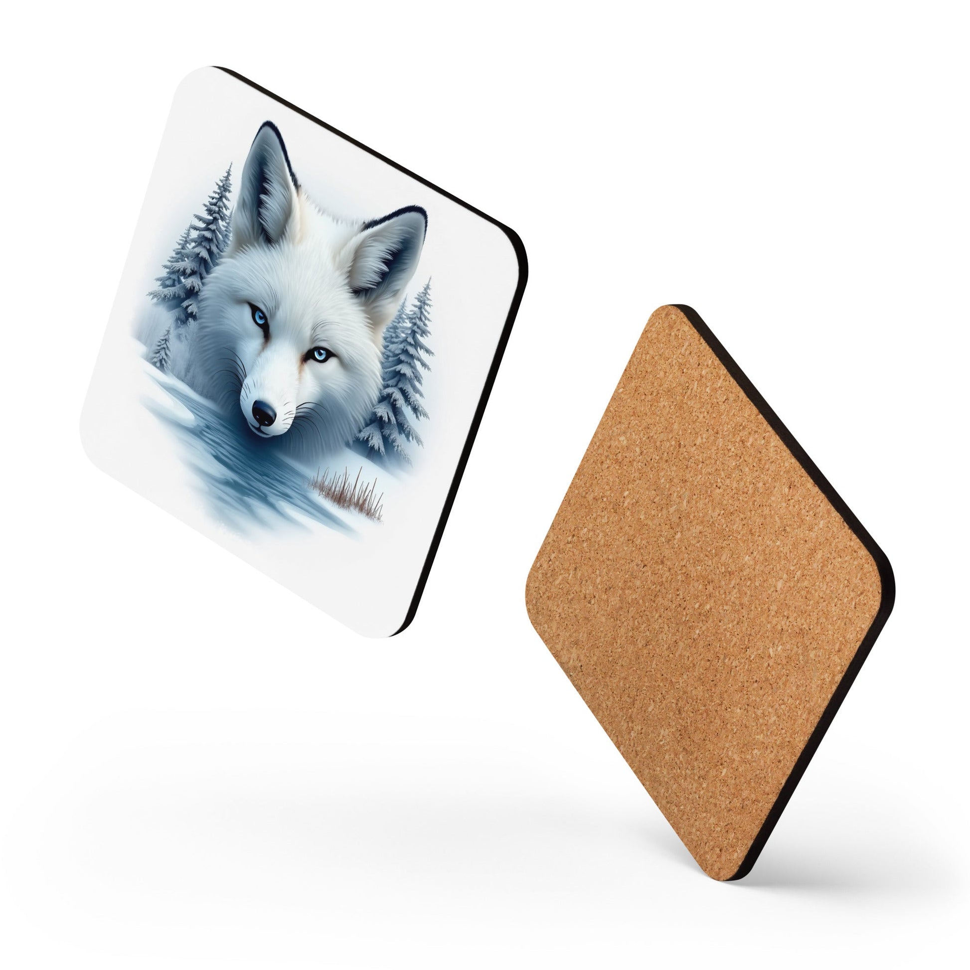 Majestic Fox Cork - Back Coaster - Coasters - Discovery Co.