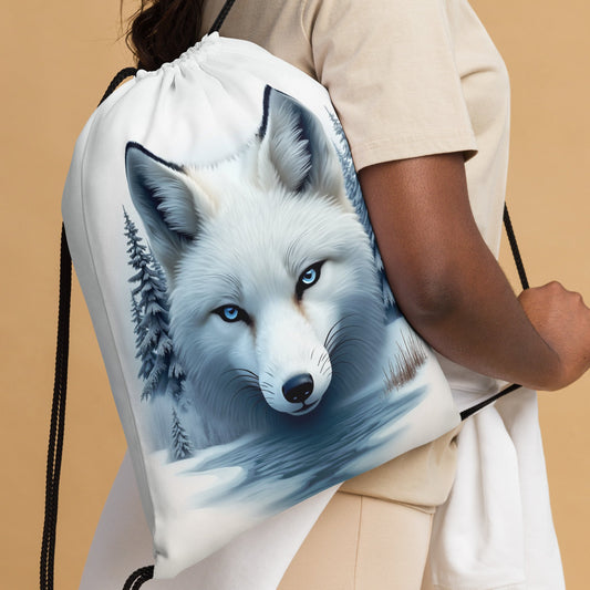 Majestic Fox Drawstring Bag - Drawstring Bag - Discovery Co.