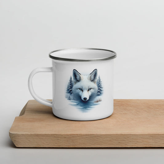 Majestic Fox Enamel Mug - Mugs - Discovery Co.