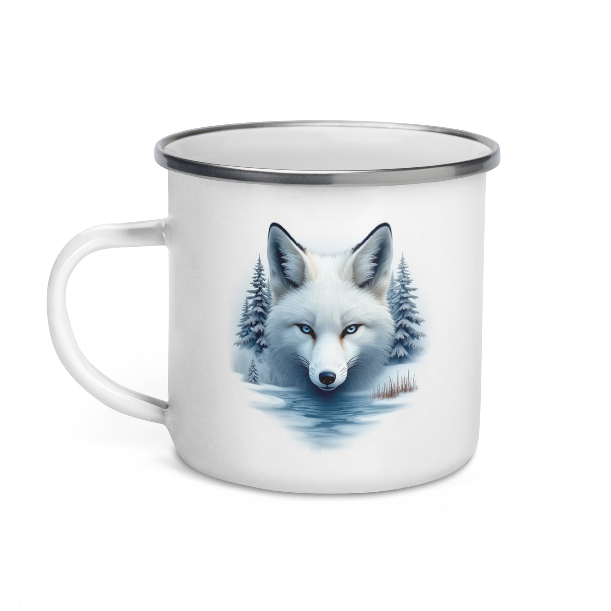 Majestic Fox Enamel Mug - Mugs - Discovery Co.