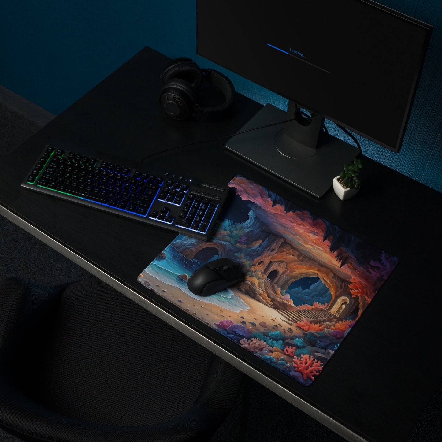 Majestic Moonlit Beach Gaming Mouse Pad - Mouse Pads - Discovery Co.