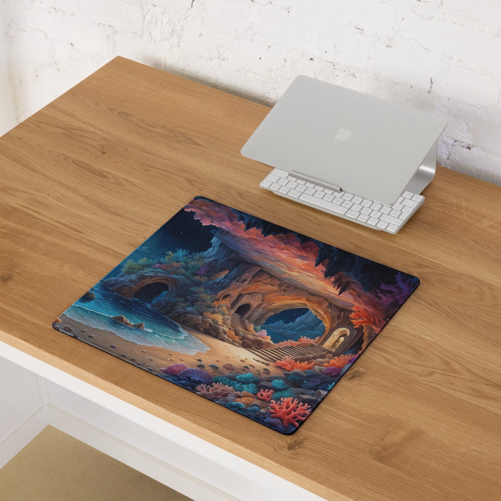 Majestic Moonlit Beach Gaming Mouse Pad - Mouse Pads - Discovery Co.