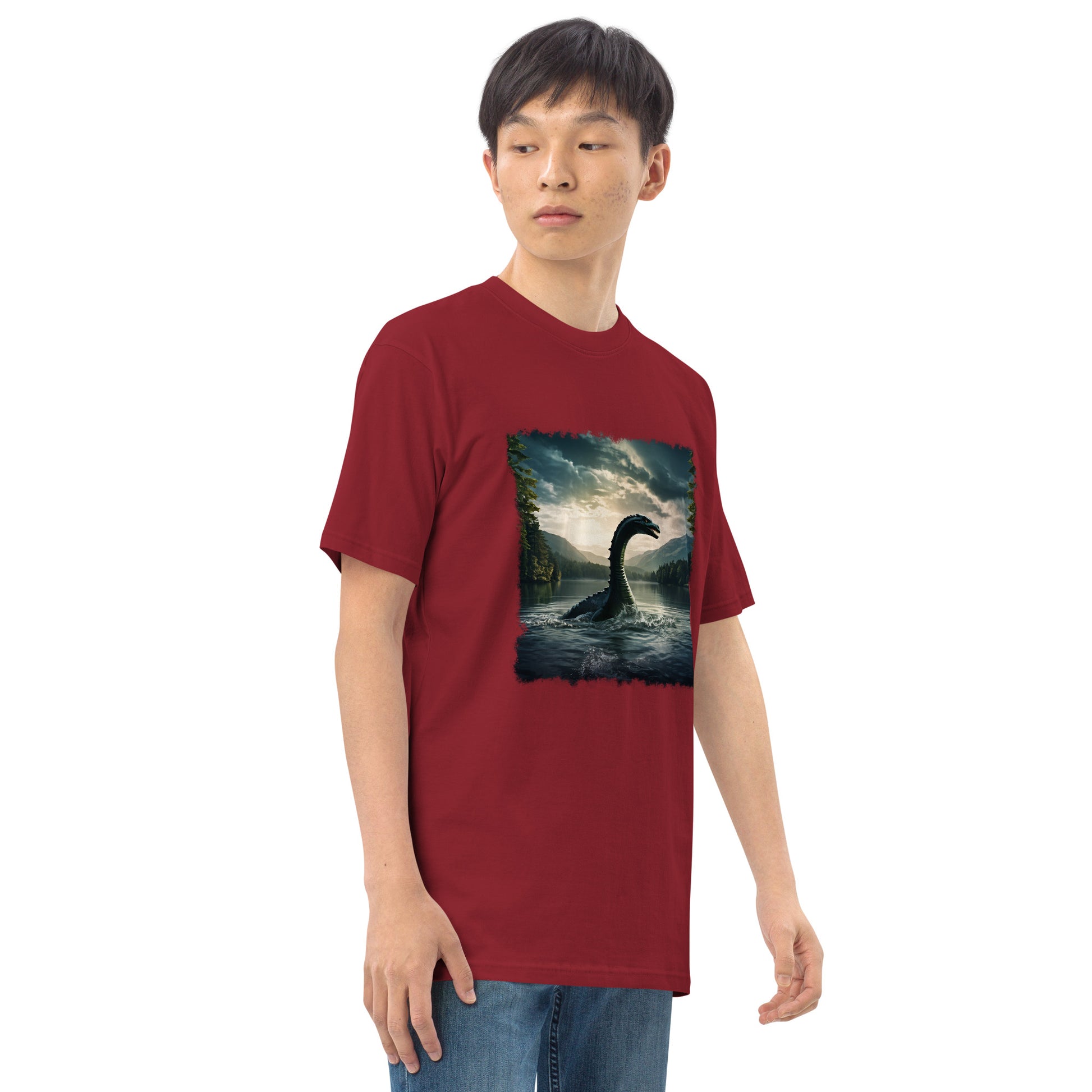 Lake Monster Men’s Premium Heavyweight Tee - Men's Shirts - Discovery Co.