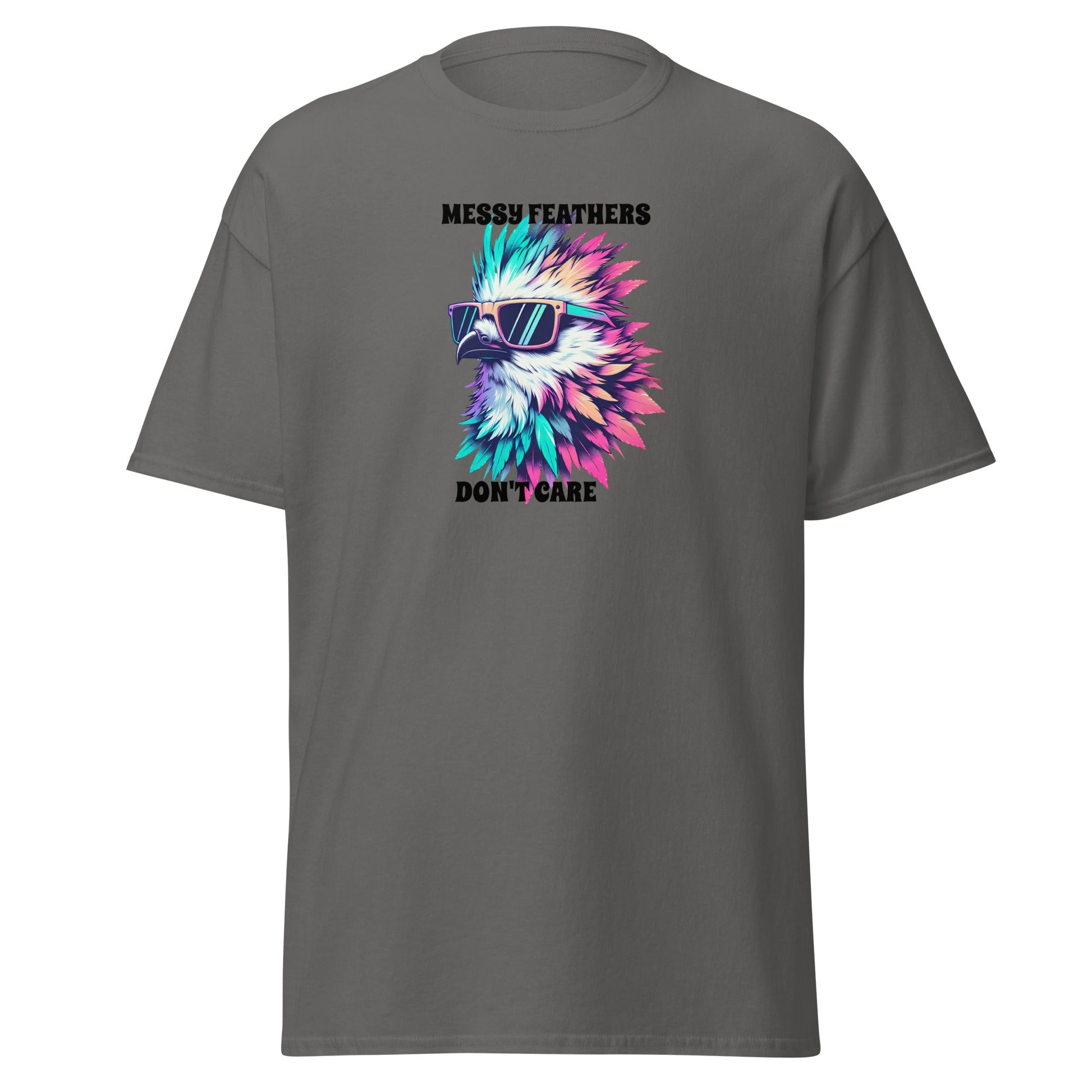 Messy Feathers Don't Care Men's (Unisex) Classic Tee - Men's Shirts - Discovery Co.