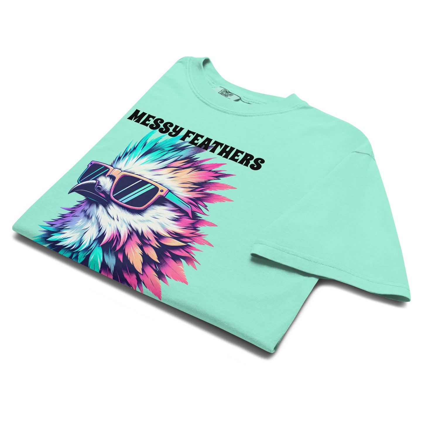 Messy Feathers Don't Care Men's (Unisex) Premium Tee - Men's Shirts - Discovery Co.