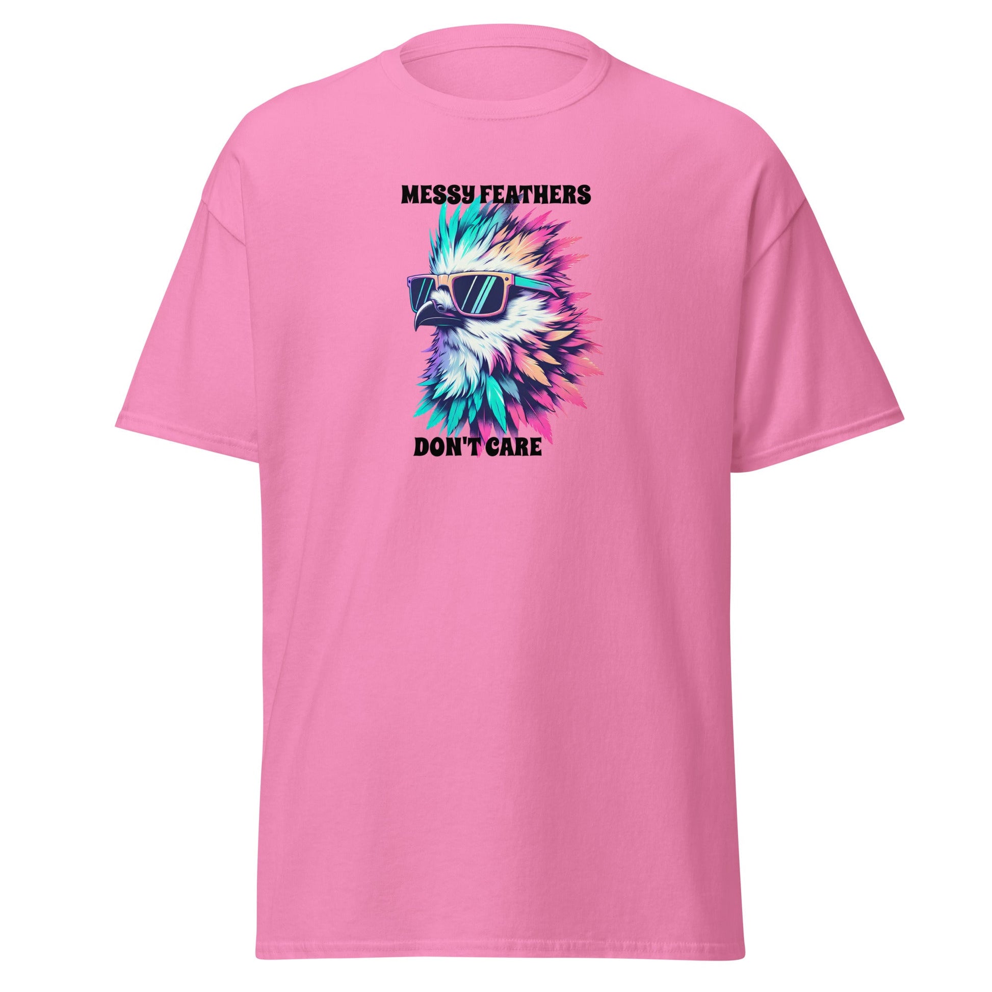 Messy Feathers Don't Care Women's (Unisex) Classic Tee - Women's Shirts - Discovery Co.