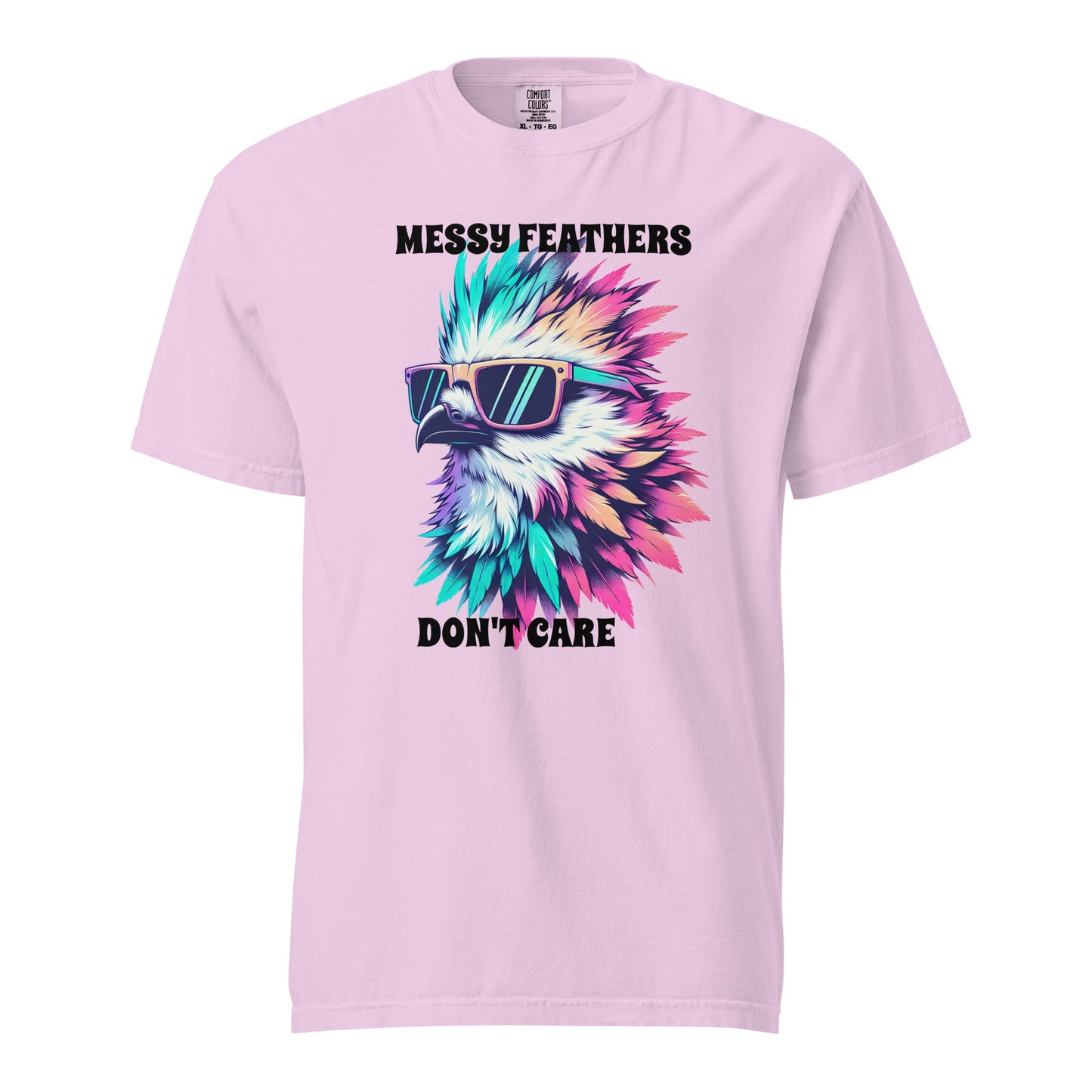 Messy Feathers Don't Care Women's (Unisex) Premium Tee - Women's Shirts - Discovery Co.