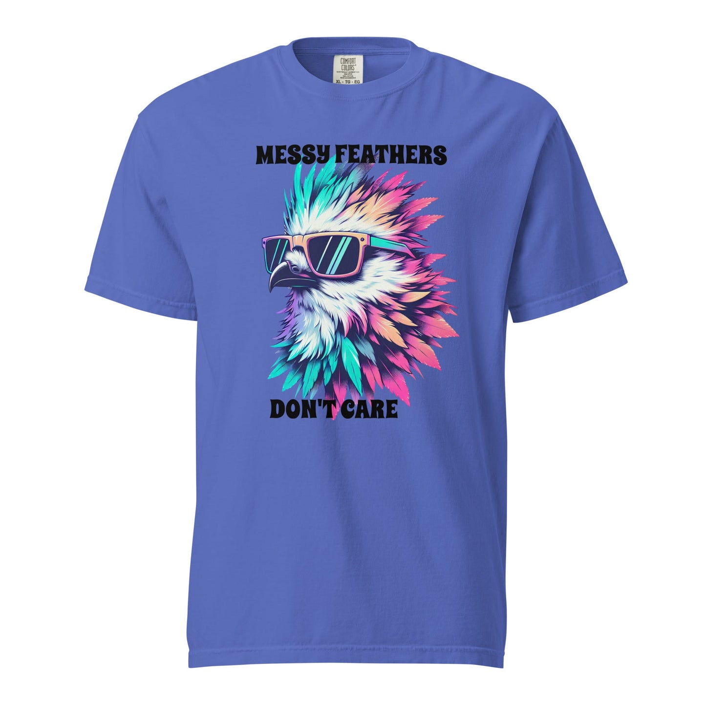 Messy Feathers Don't Care Women's (Unisex) Premium Tee - Women's Shirts - Discovery Co.